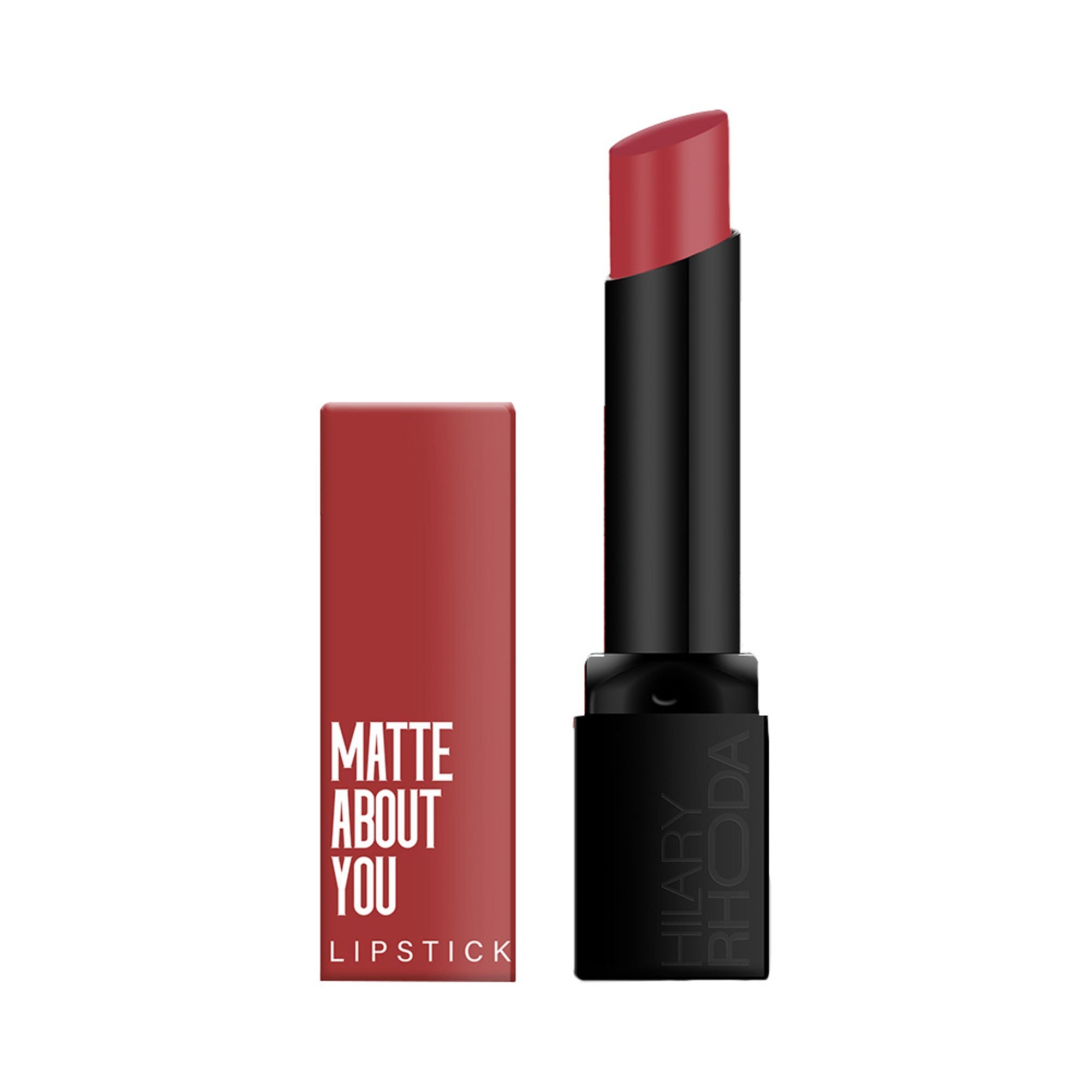 Hilary Rhoda Matte About You Lipstick - Scarlet Red 08