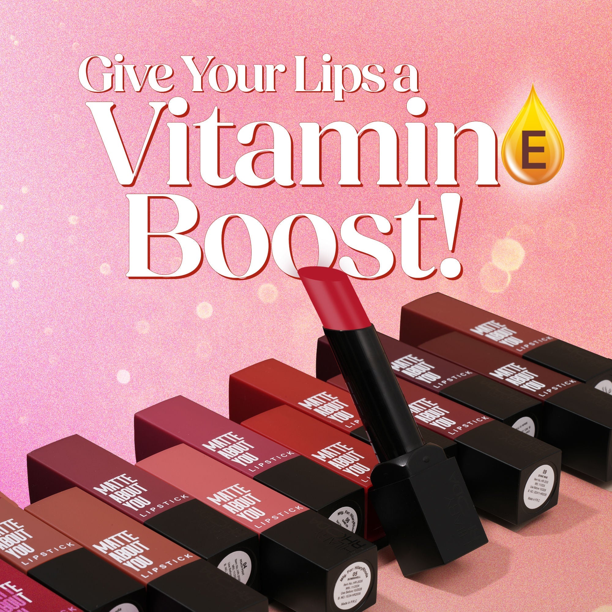 Hilary Rhoda Matte About You Lipstick - Divine Wine 09