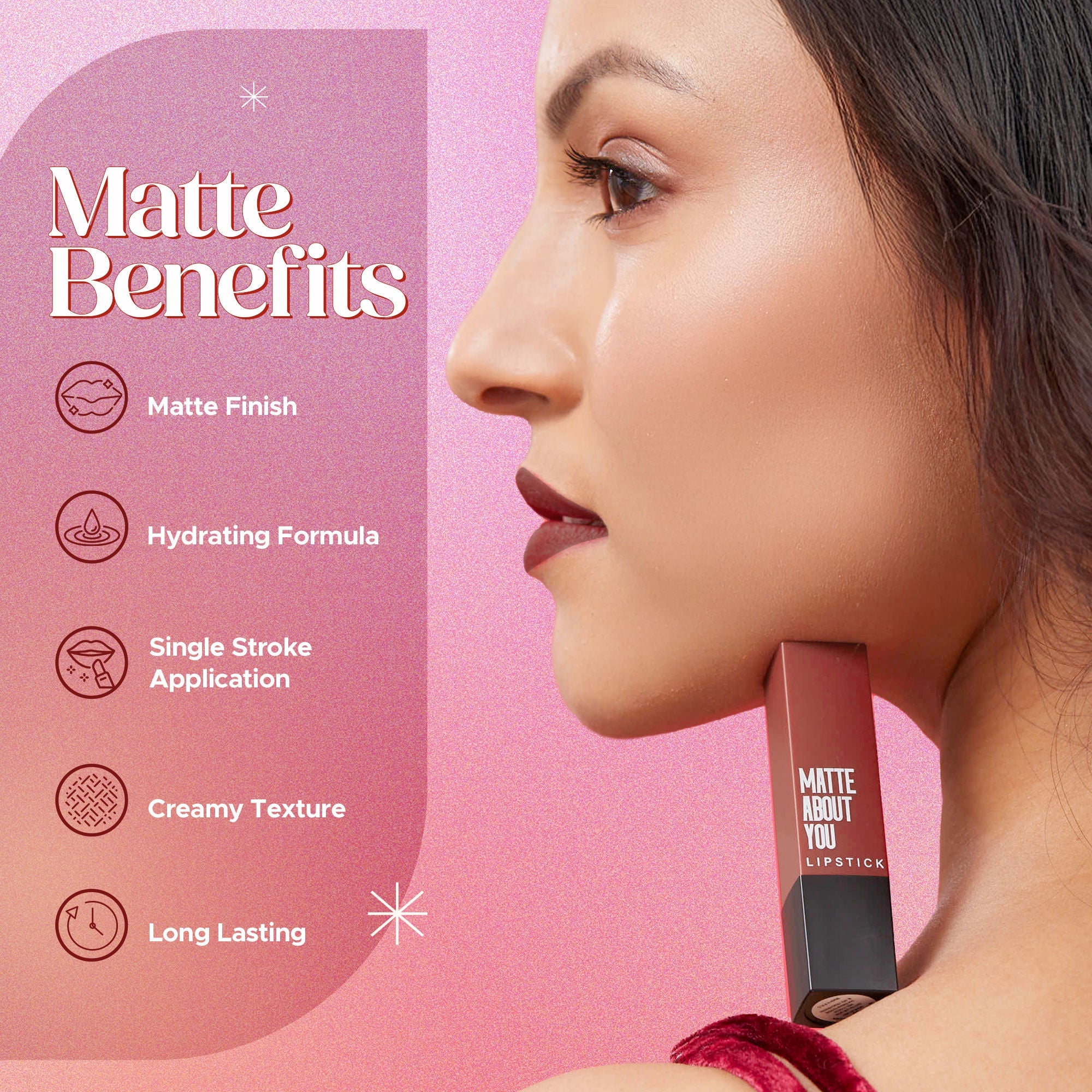 Hilary Rhoda Matte About You Lipstick - Caramel Kiss 12