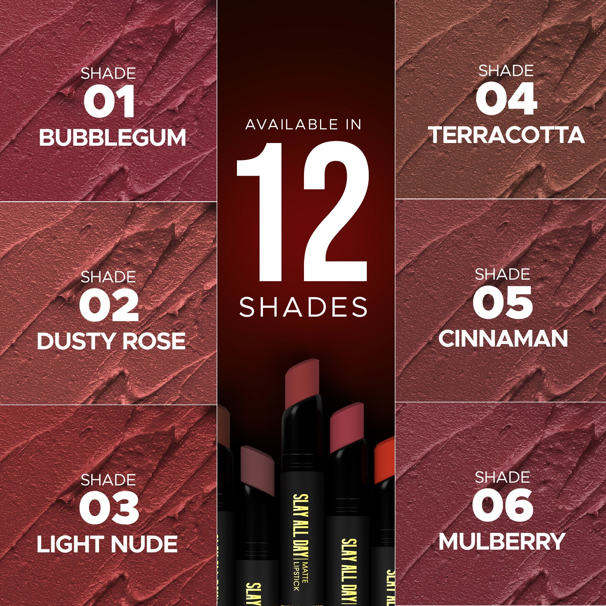 Hilary Rhoda Slay All Day Matte Lipstick - Light Nude 03