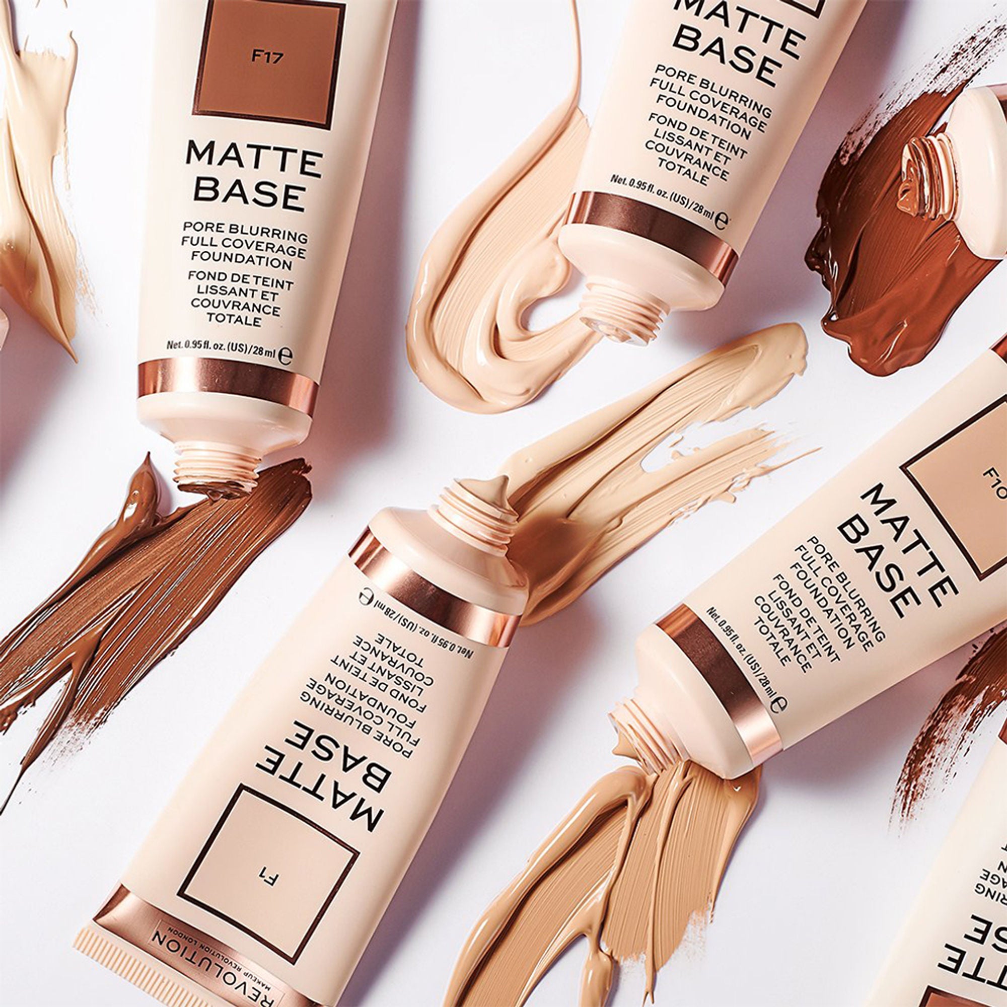 Makeup Revolution Matte Base Foundation - F6.5