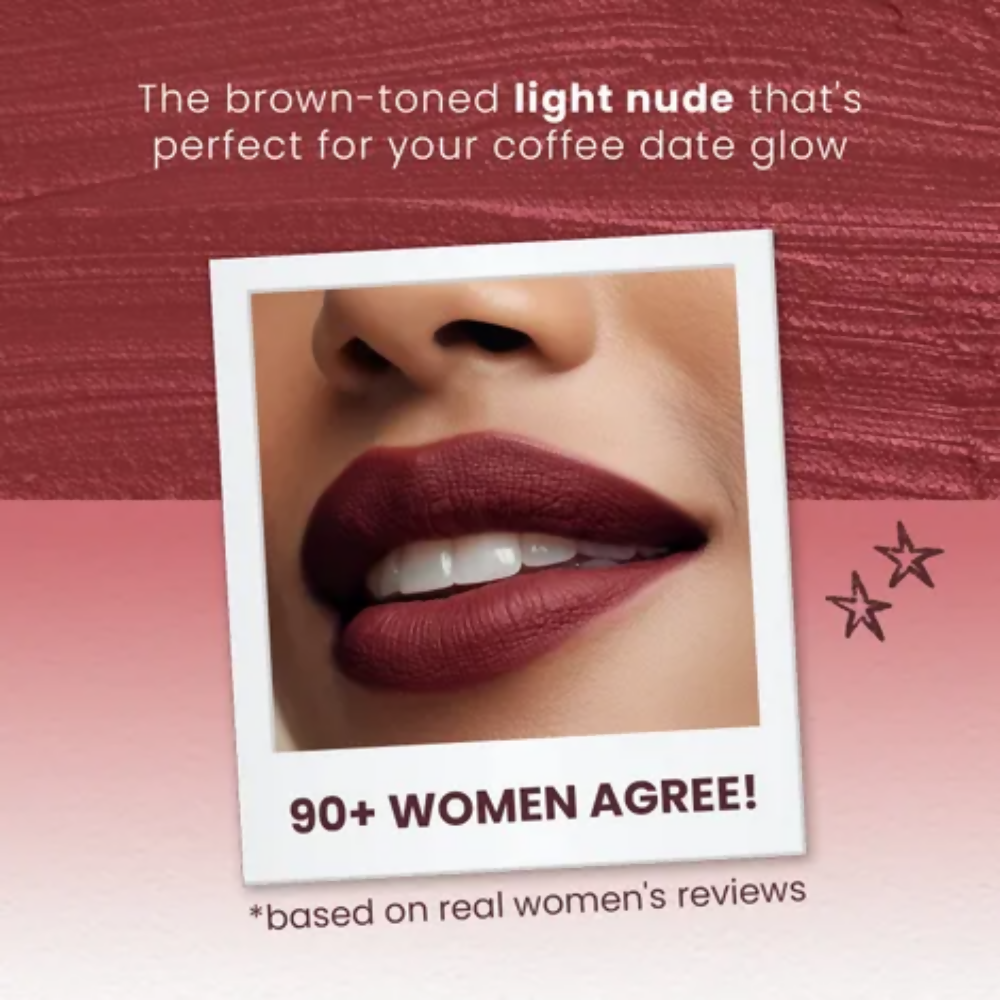 NY Bae Velvet Mousse Liquid Lipstick - Barely Bold 08