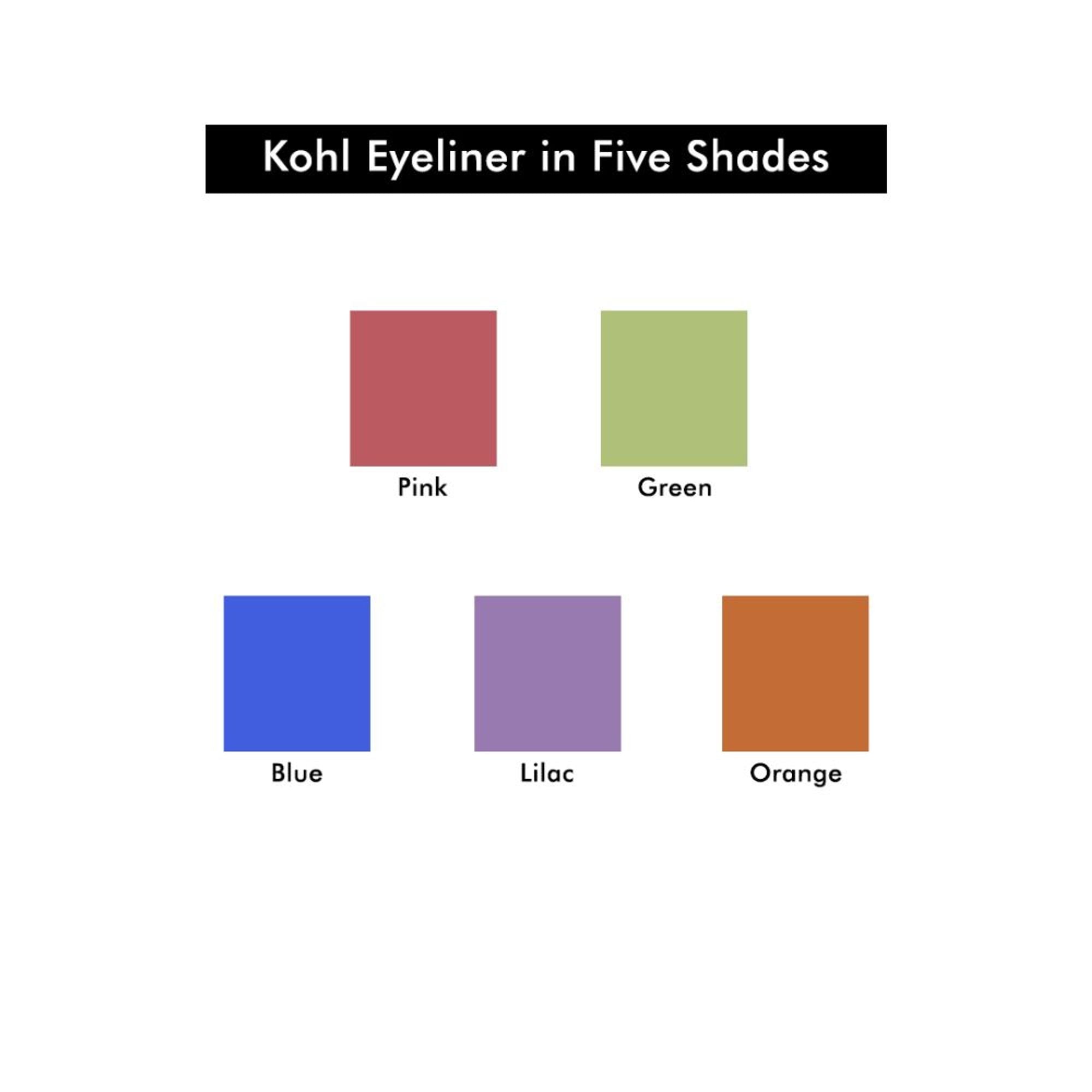Relove Coloured Kohl Eyeliner Blue - Orange