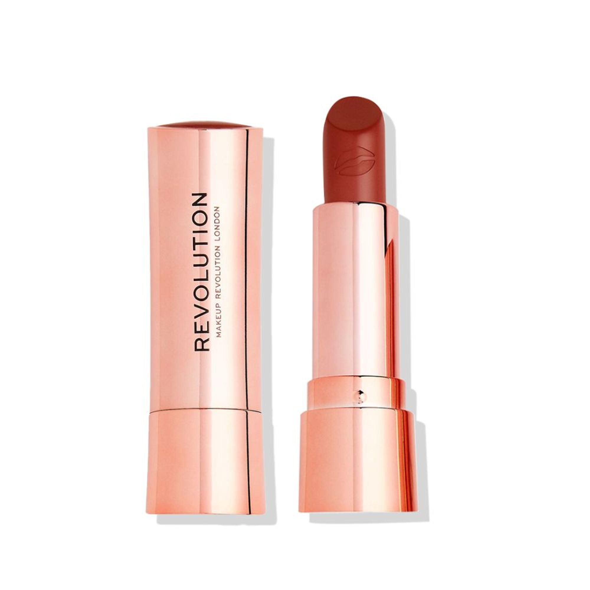 Makeup Revolution Satin Kiss Lipstick - Chauffeur Nude