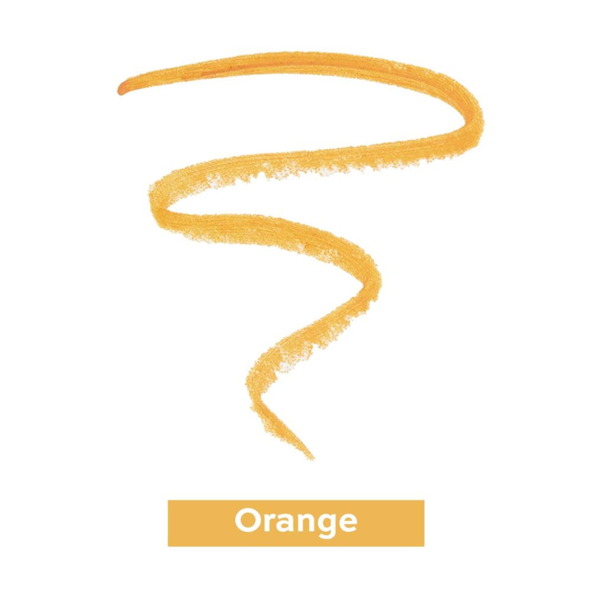 Makeup Revolution Streamline Waterline Eyeliner Pencil-Ultra Creamy Smudge Proof Smokey Looks - Orange