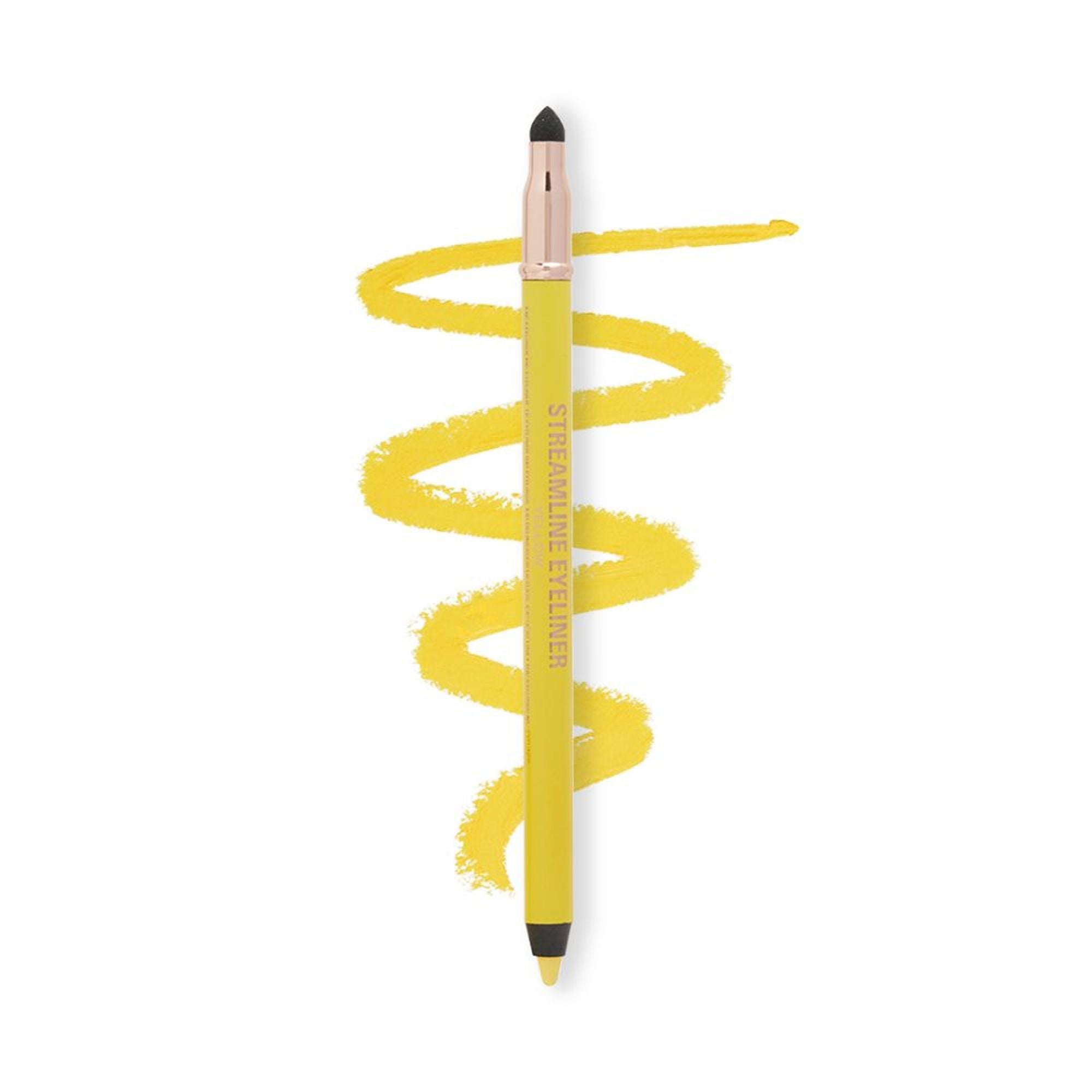 Makeup Revolution Streamline Waterline Eyeliner Pencil-Ultra Creamy Smudge Proof Smokey Looks - Yellow