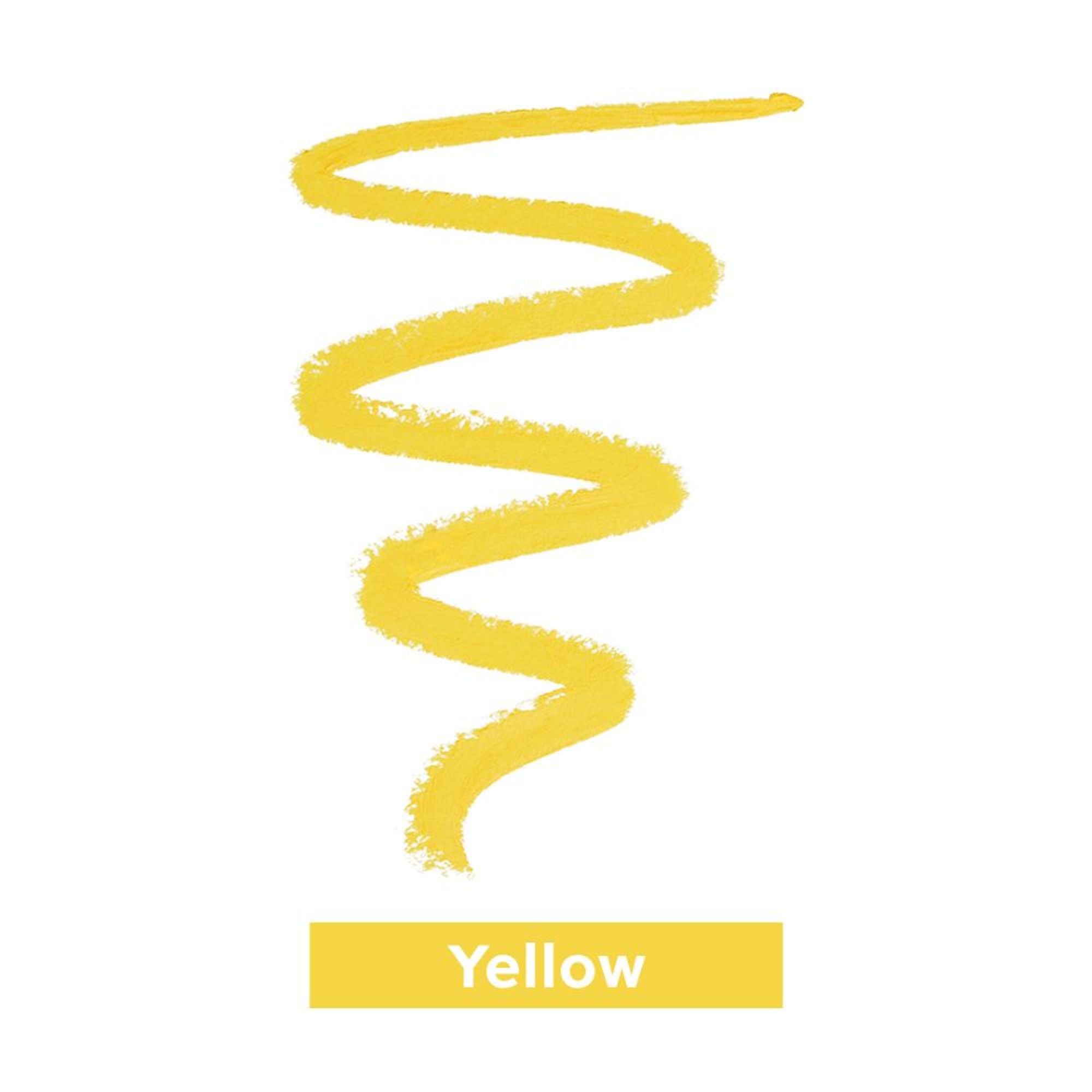 Makeup Revolution Streamline Waterline Eyeliner Pencil-Ultra Creamy Smudge Proof Smokey Looks - Yellow
