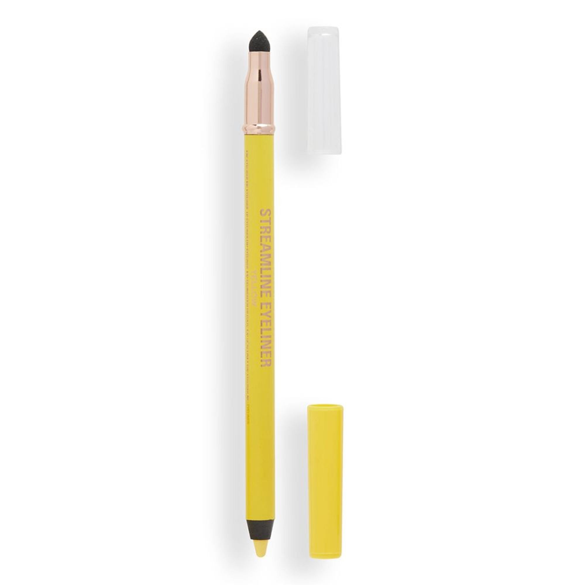 Makeup Revolution Streamline Waterline Eyeliner Pencil-Ultra Creamy Smudge Proof Smokey Looks - Yellow