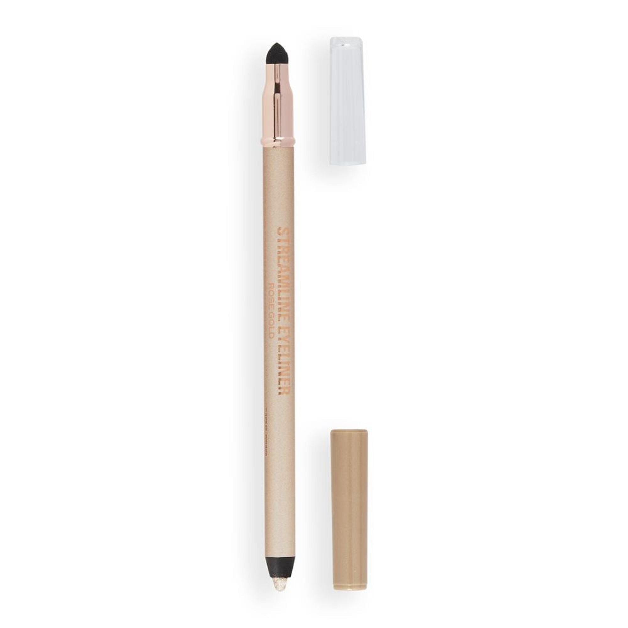 Makeup Revolution Streamline Waterline Eyeliner Pencil-Ultra Creamy Smudge Proof Smokey Looks - Rose Gold
