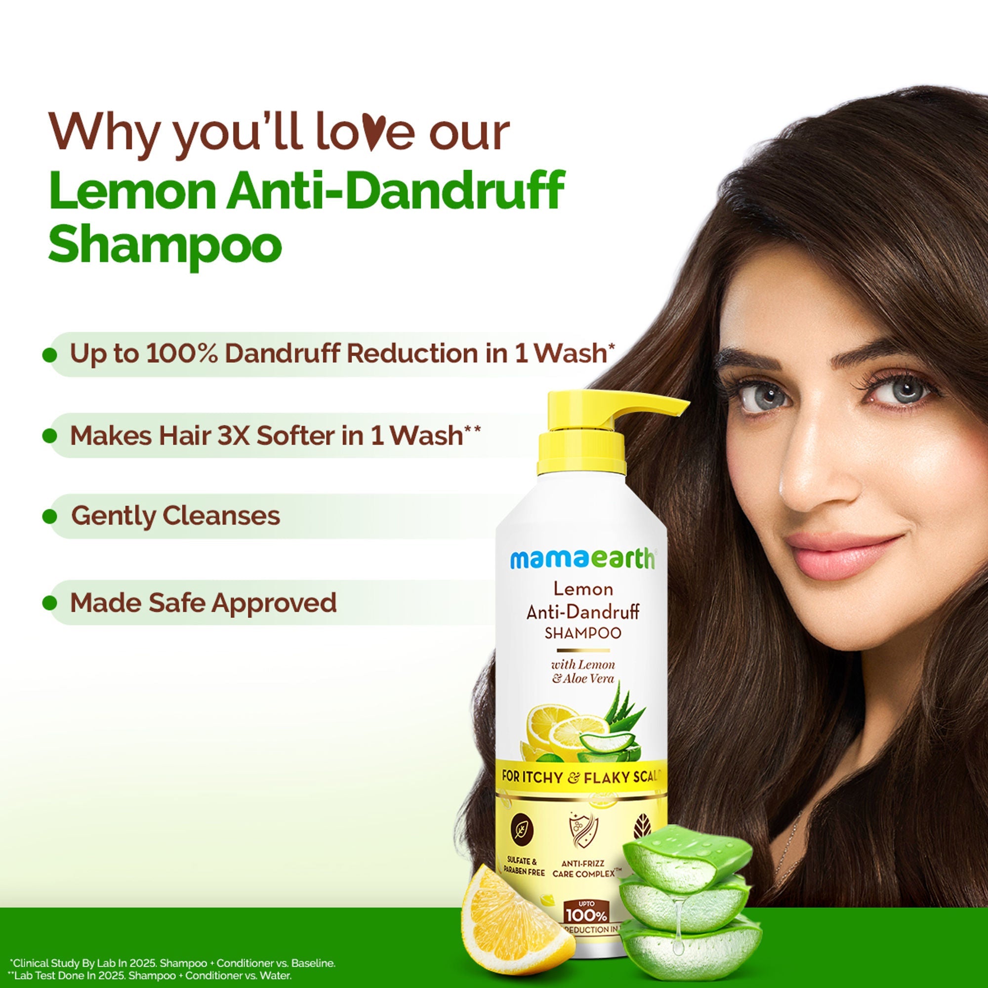 Mamaearth Lemon Anti-Dandruff Shampoo