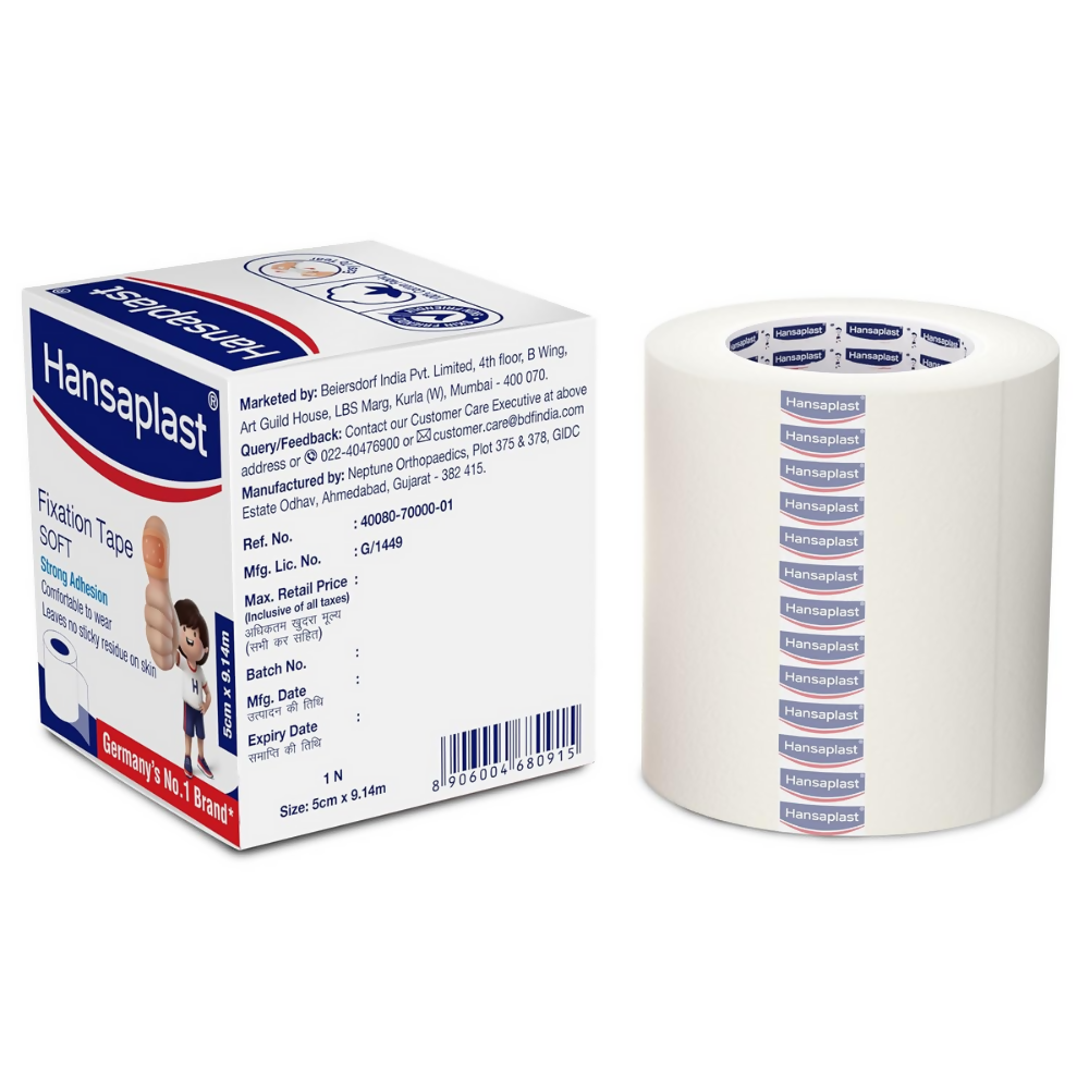 Hansaplast Soft Fixation Tape - Adhesive (5.00 cm x 9.14 cm)