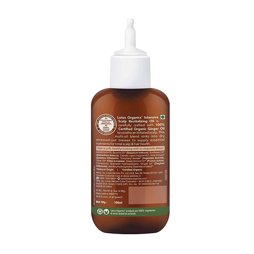 Lotus Organics Intensive Scalp Revitalizing Oil