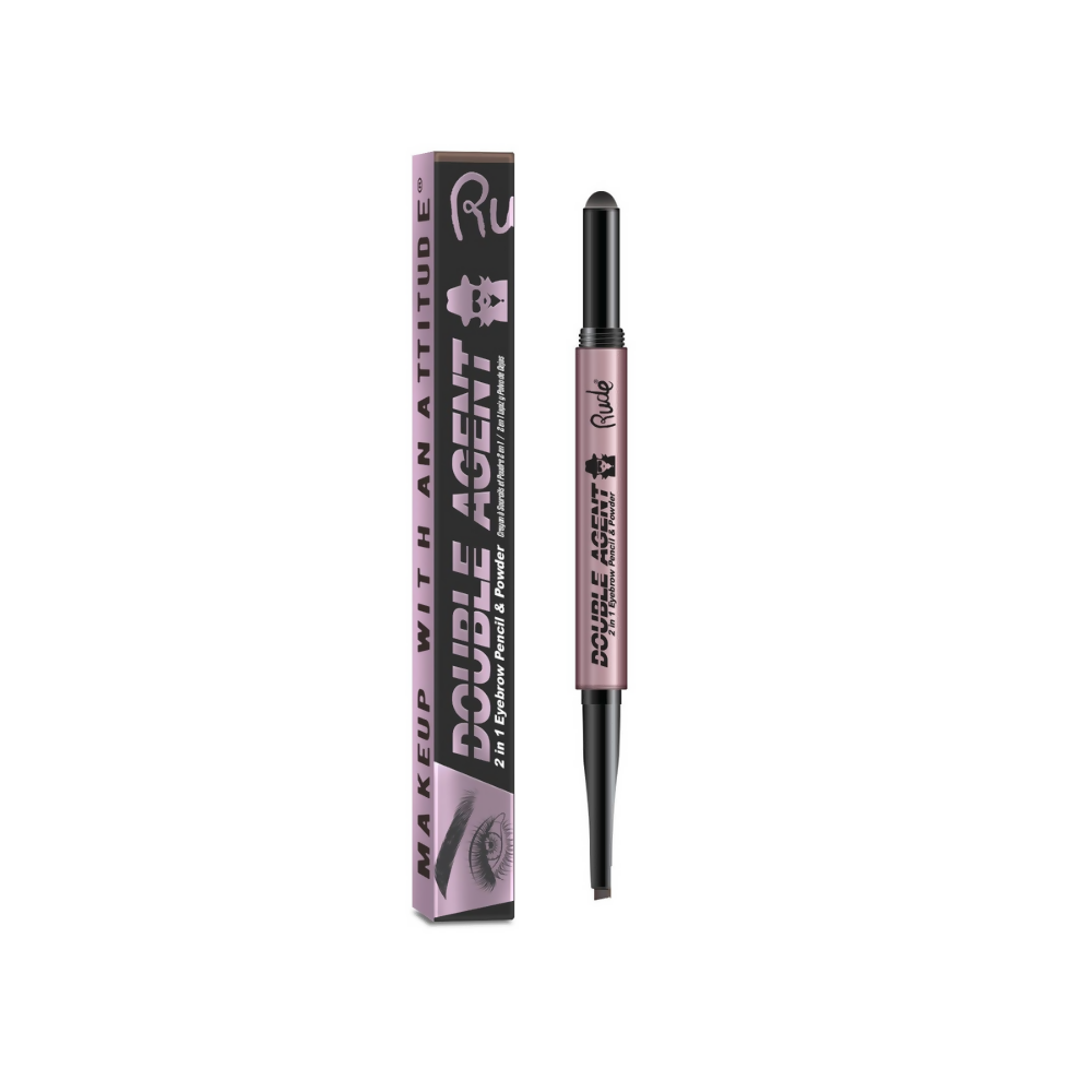 Rude Cosmetics Double Agent Eyeliner - Black Brown