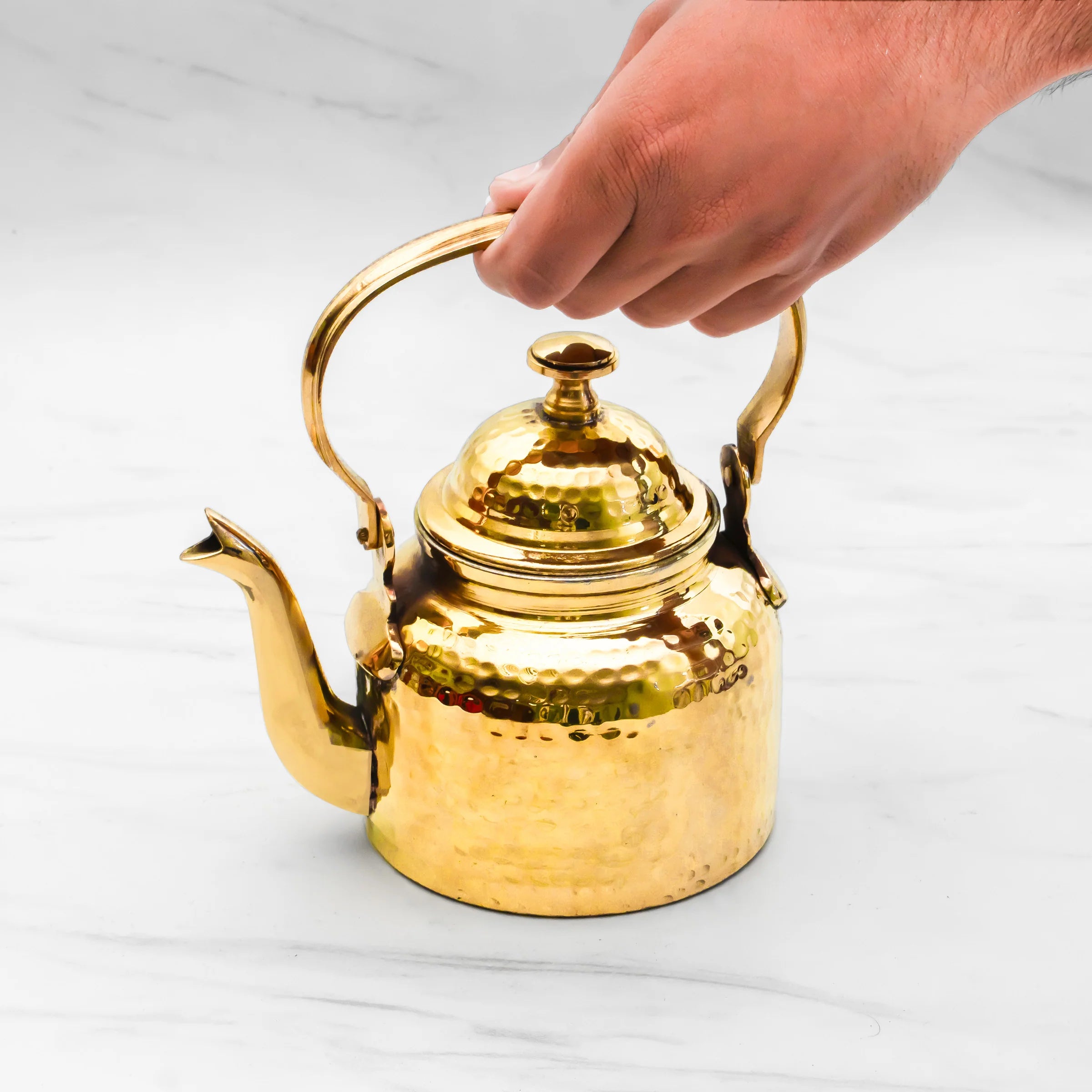 Health Smith Brass Tea Kettle | Brass Kettle with Tin Lining