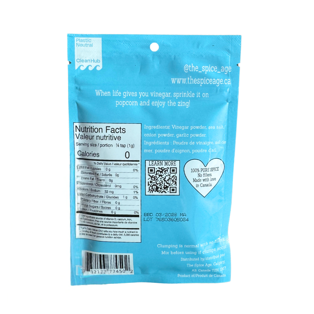 6-PACK CASE Salt & Vinegar Popcorn Topper