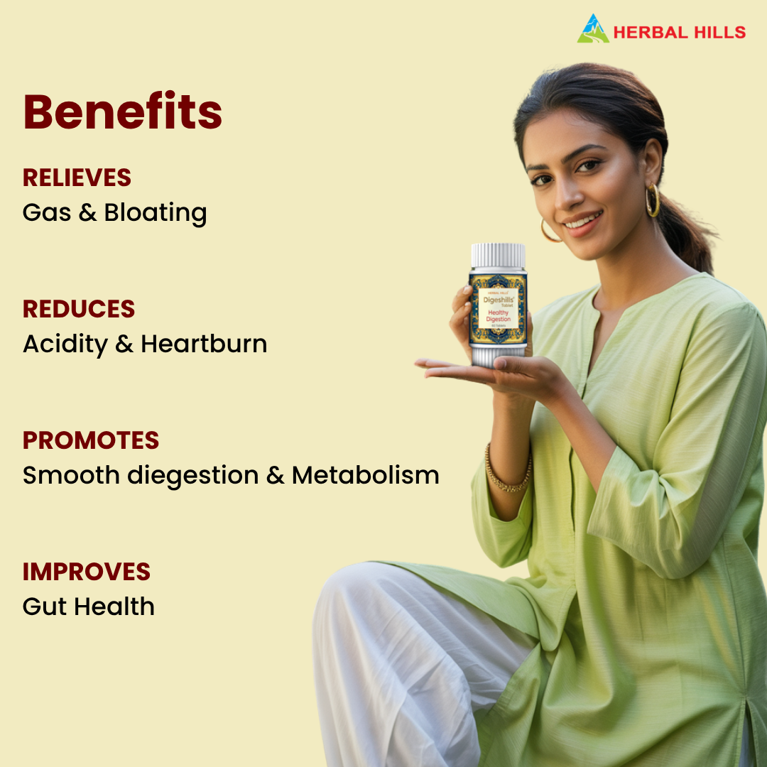 Herbal Hills Ayurveda Digeshills Tablets