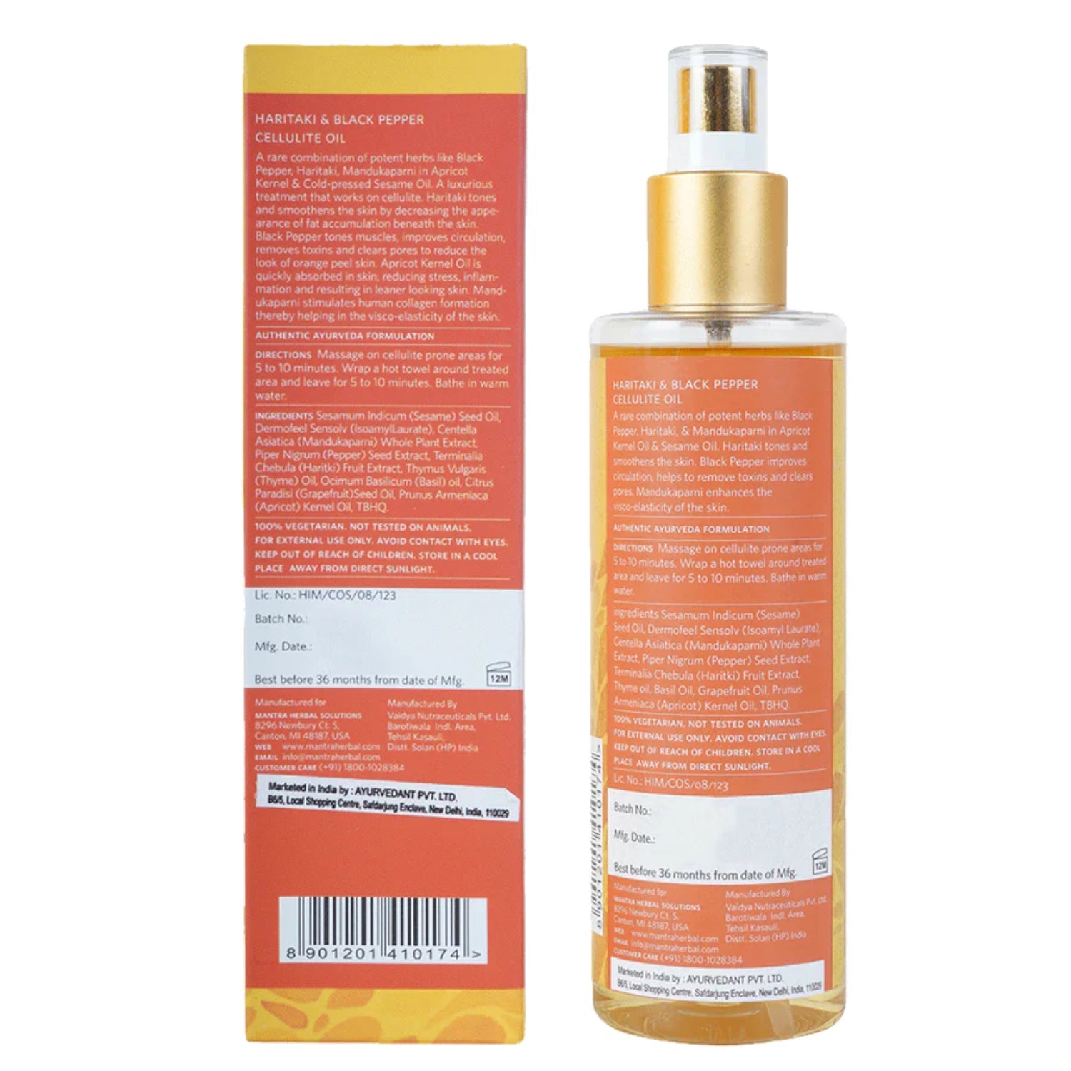 Haritaki And Black Pepper Cellulite Oil - Image 4