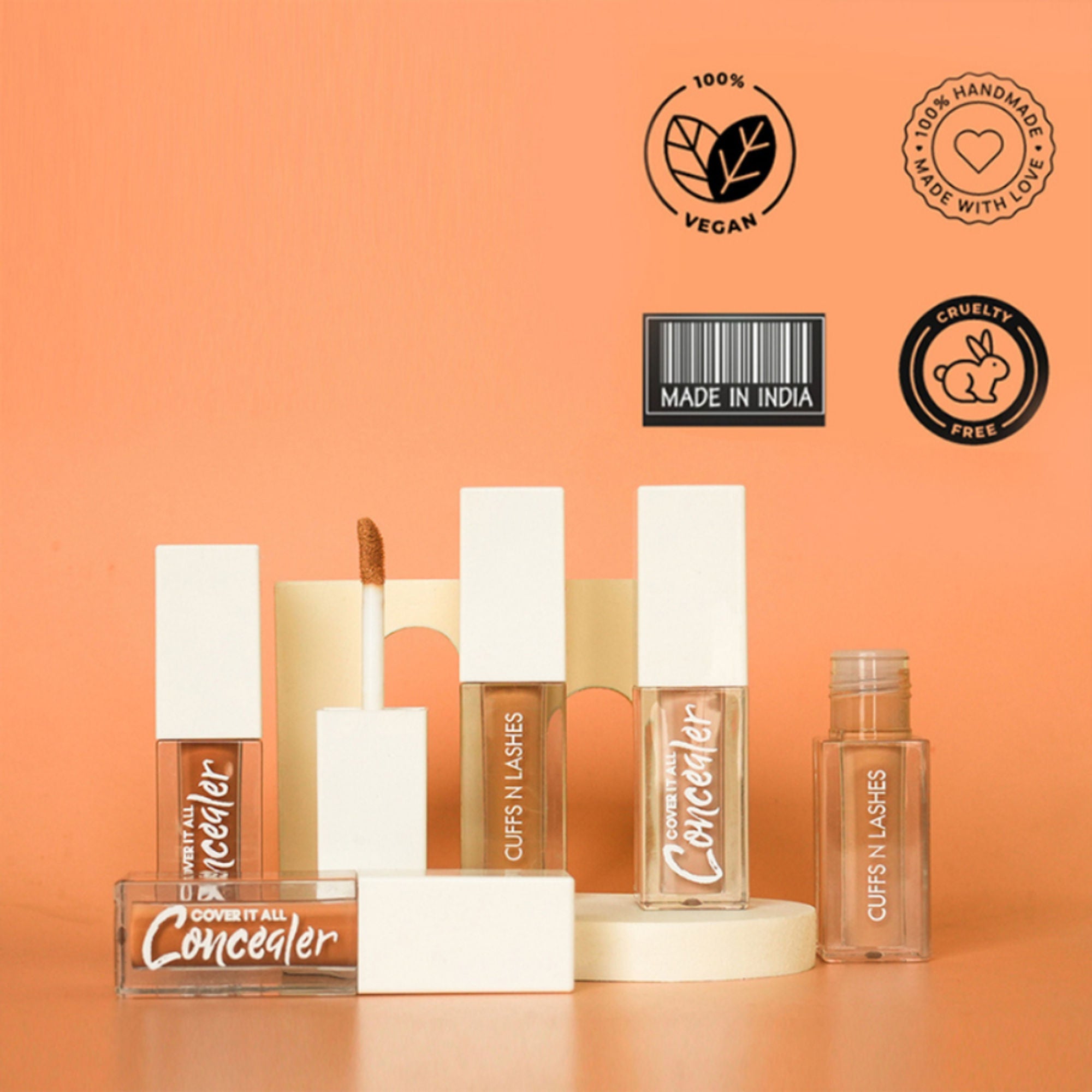 CUFFS N LASHES Cover It All Liquid Concealer - 02 Banana