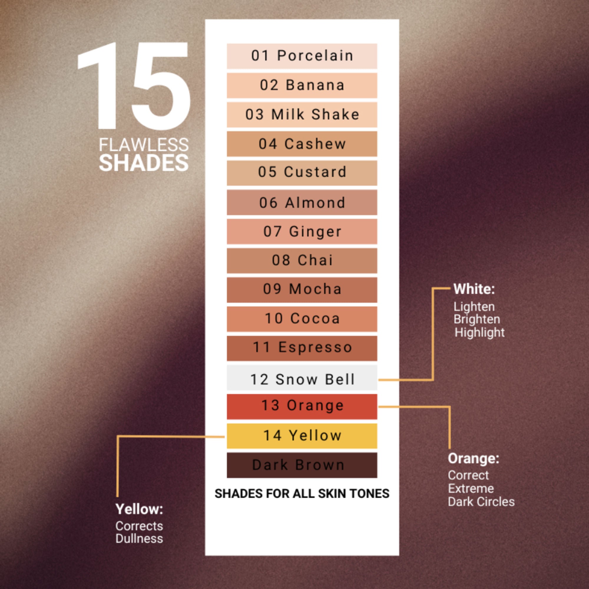 CUFFS N LASHES Cover It All Liquid Concealer - 03 Milk Shake