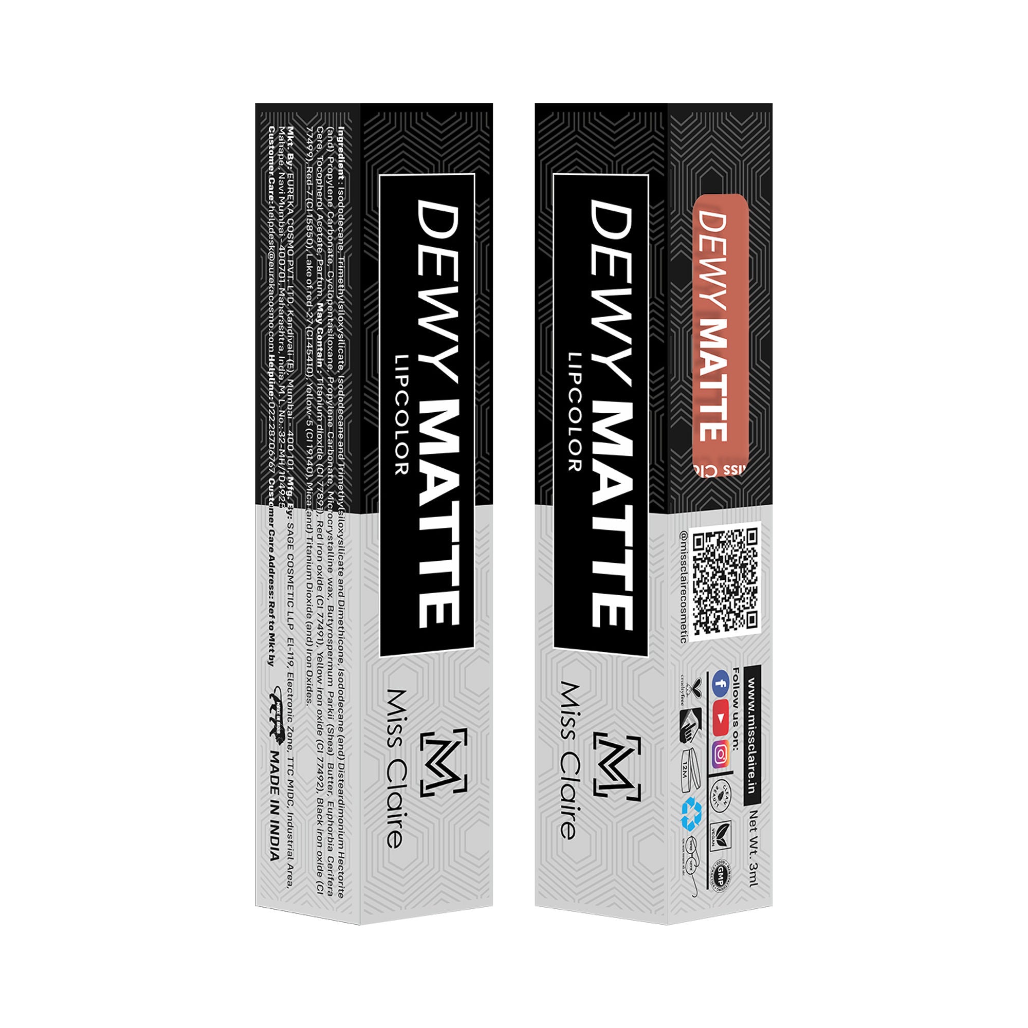 Miss Claire Dewy Matte Lip Color - 04 Dreamdate