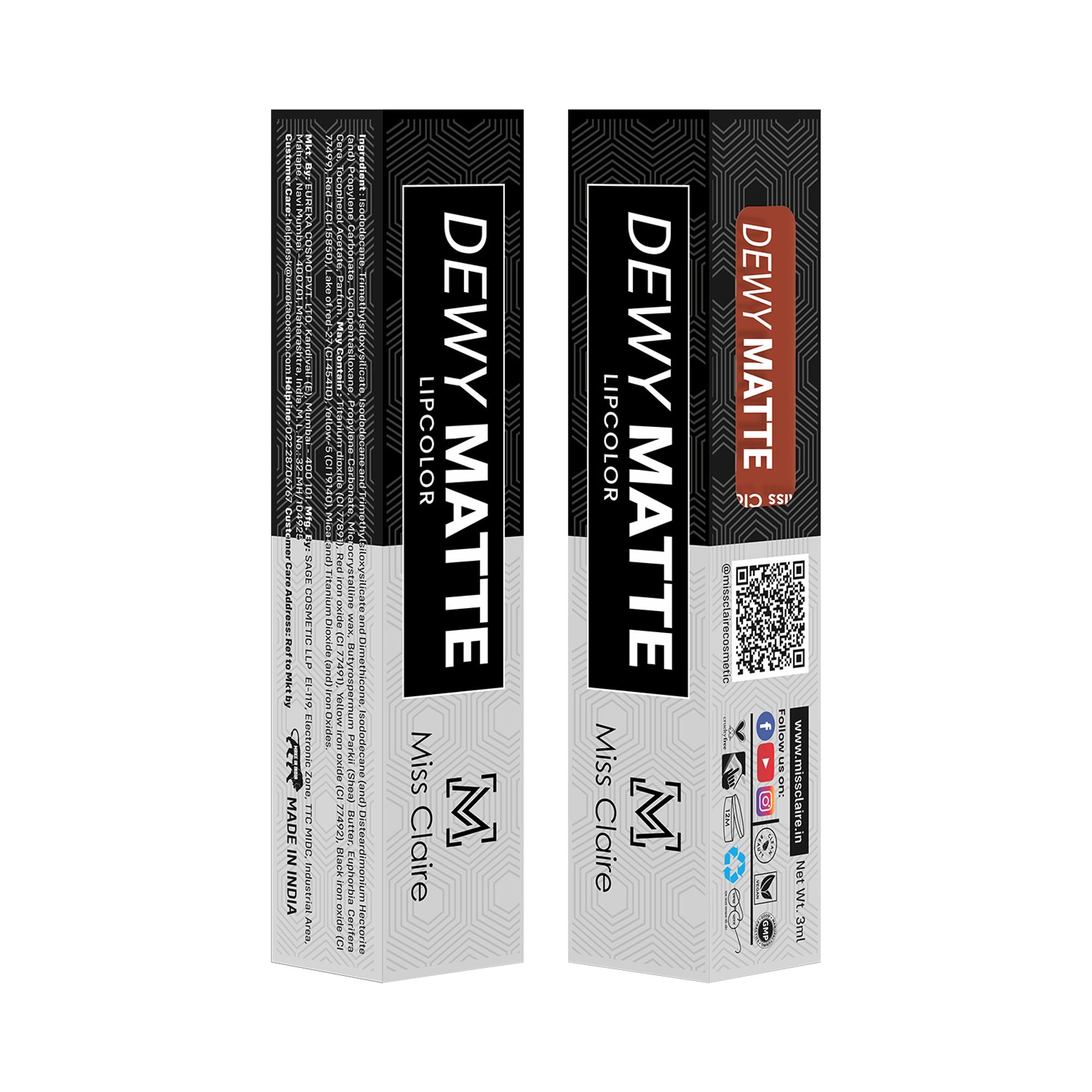 Miss Claire Dewy Matte Lip Color - 14 Toasty