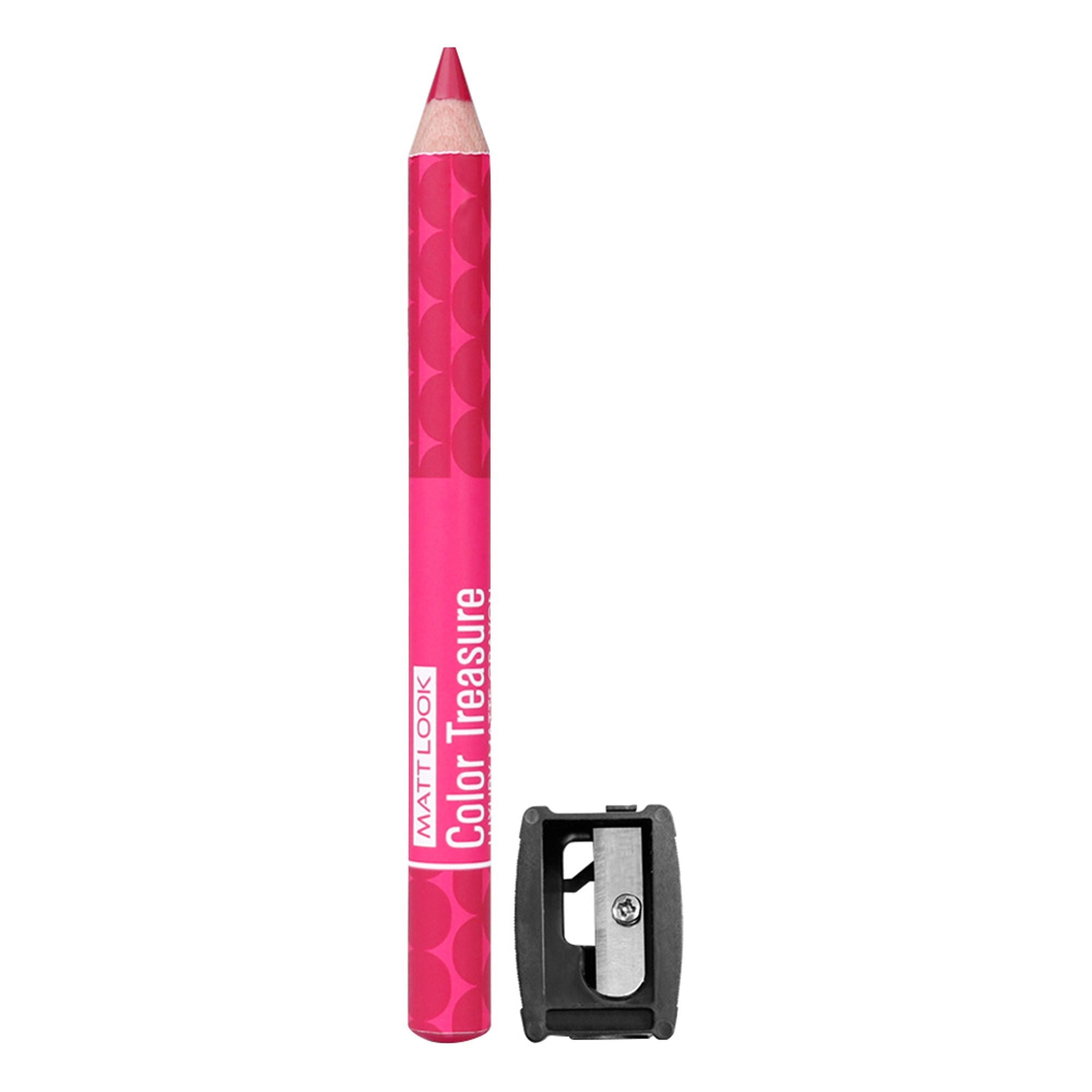 Matt Look Color Treasure Luxury Matte Lip Pencil Crayon - 08 Magenta Flash