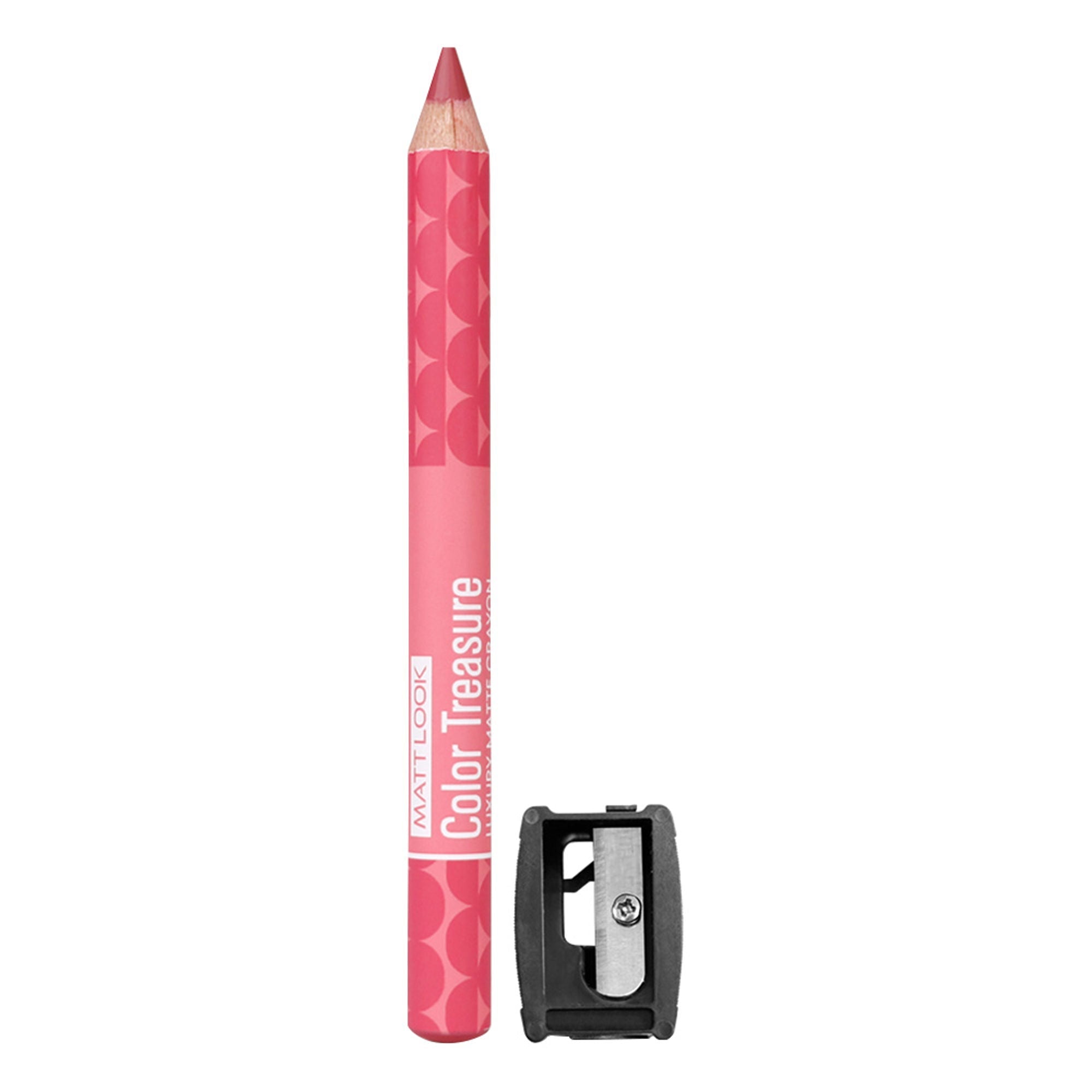 Matt Look Color Treasure Luxury Matte Lip Pencil Crayon - 12 Charming Pink