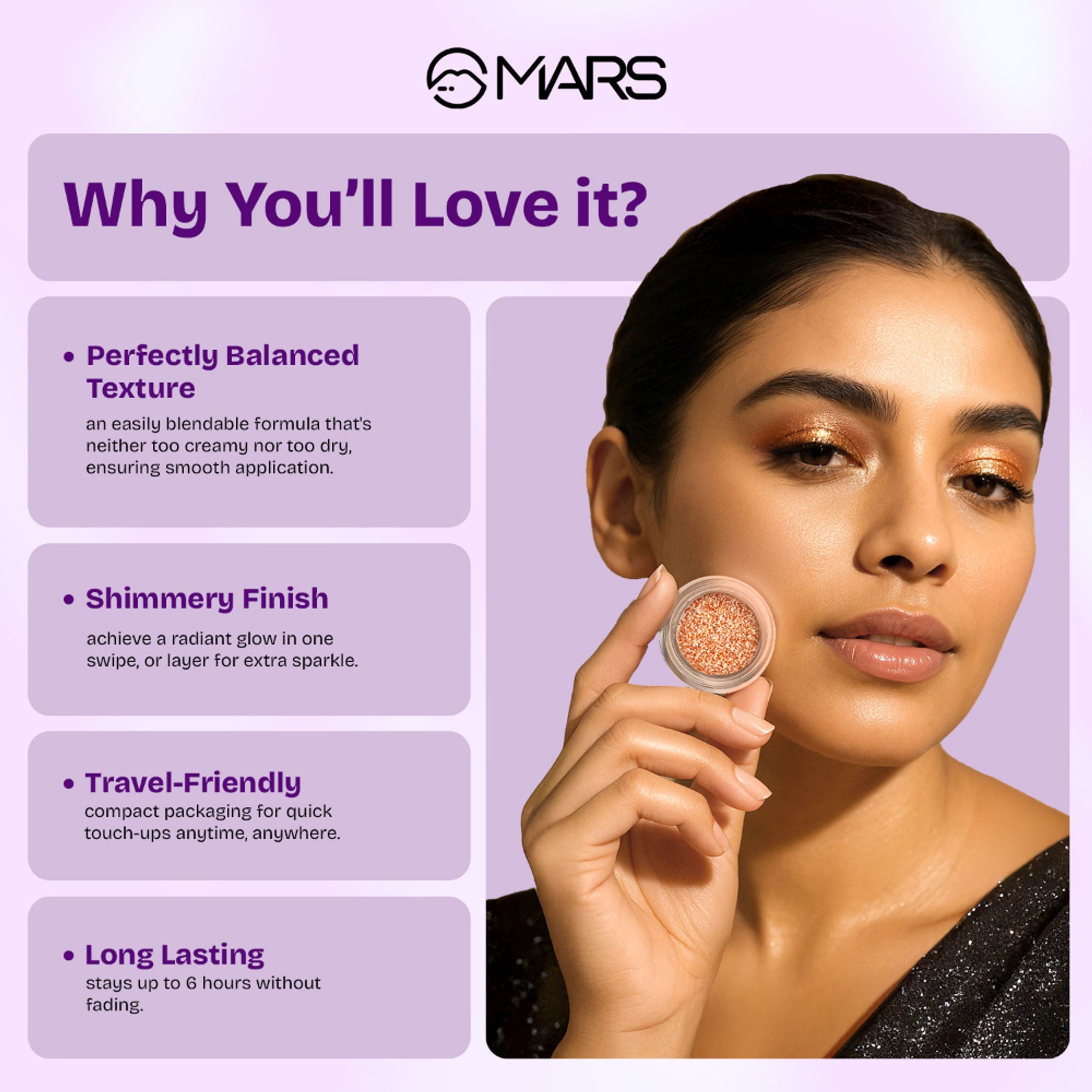 MARS Cosmetics Starlit Pot Eyeshadow - 06