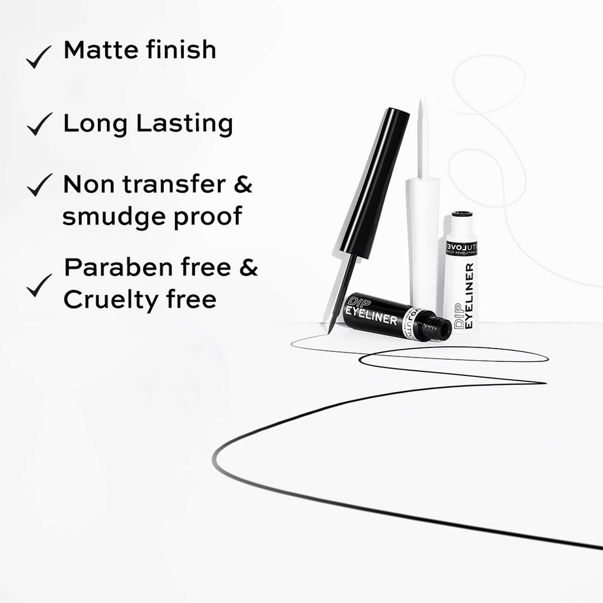 Relove Dip Eyeliner Black - Black