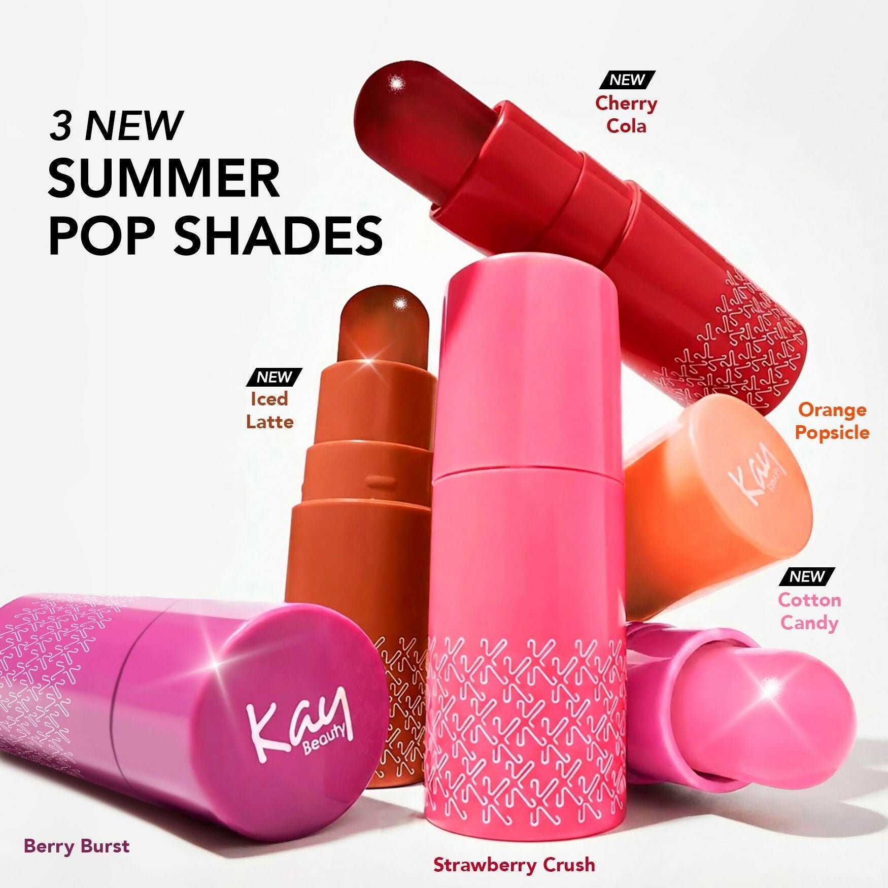 Kay Beauty Jelly Lip & Cheek Popsicle Wand - Orange Popsicle