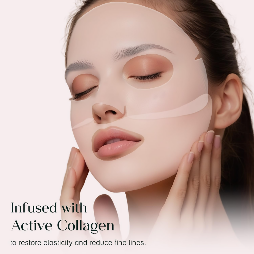 Seoulskin Collagen Glass Skin Overnight Mask + Snail Mucin Under Eye Patches