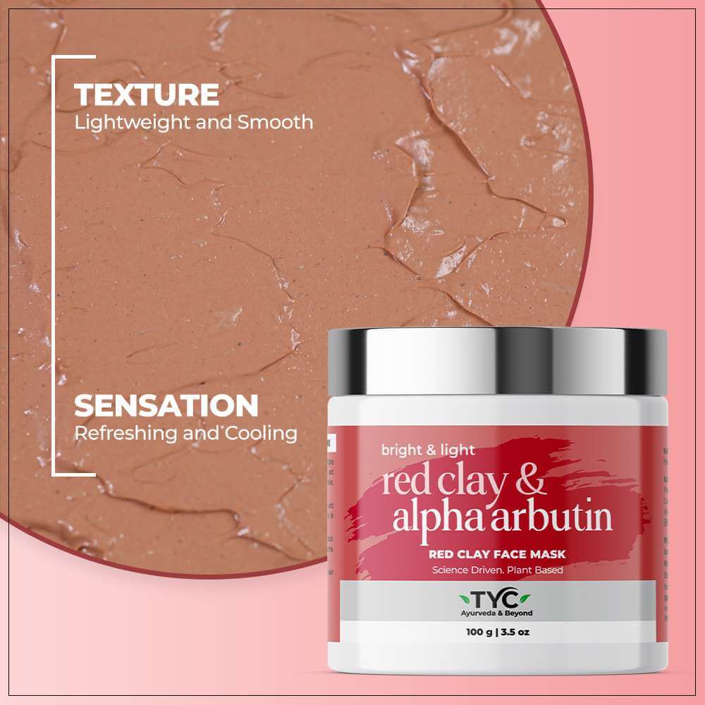 TYC Red Clay Face Mask