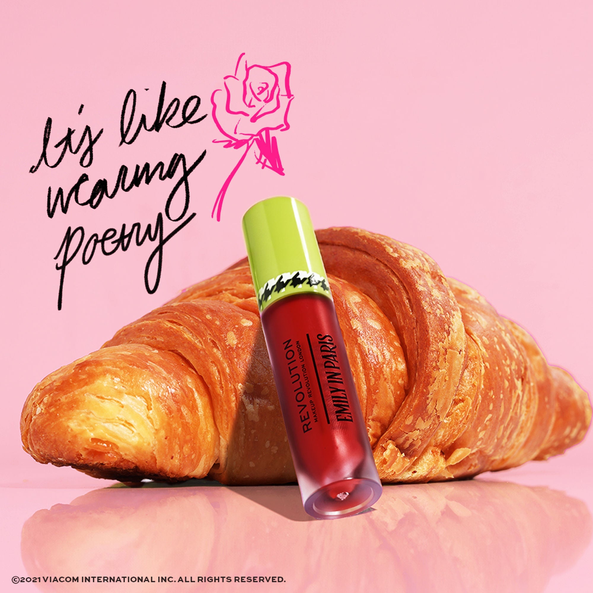 Makeup Revolution X Emily In Paris Multi-Use Lip & Cheek Blush Paris Fantasy Rouge