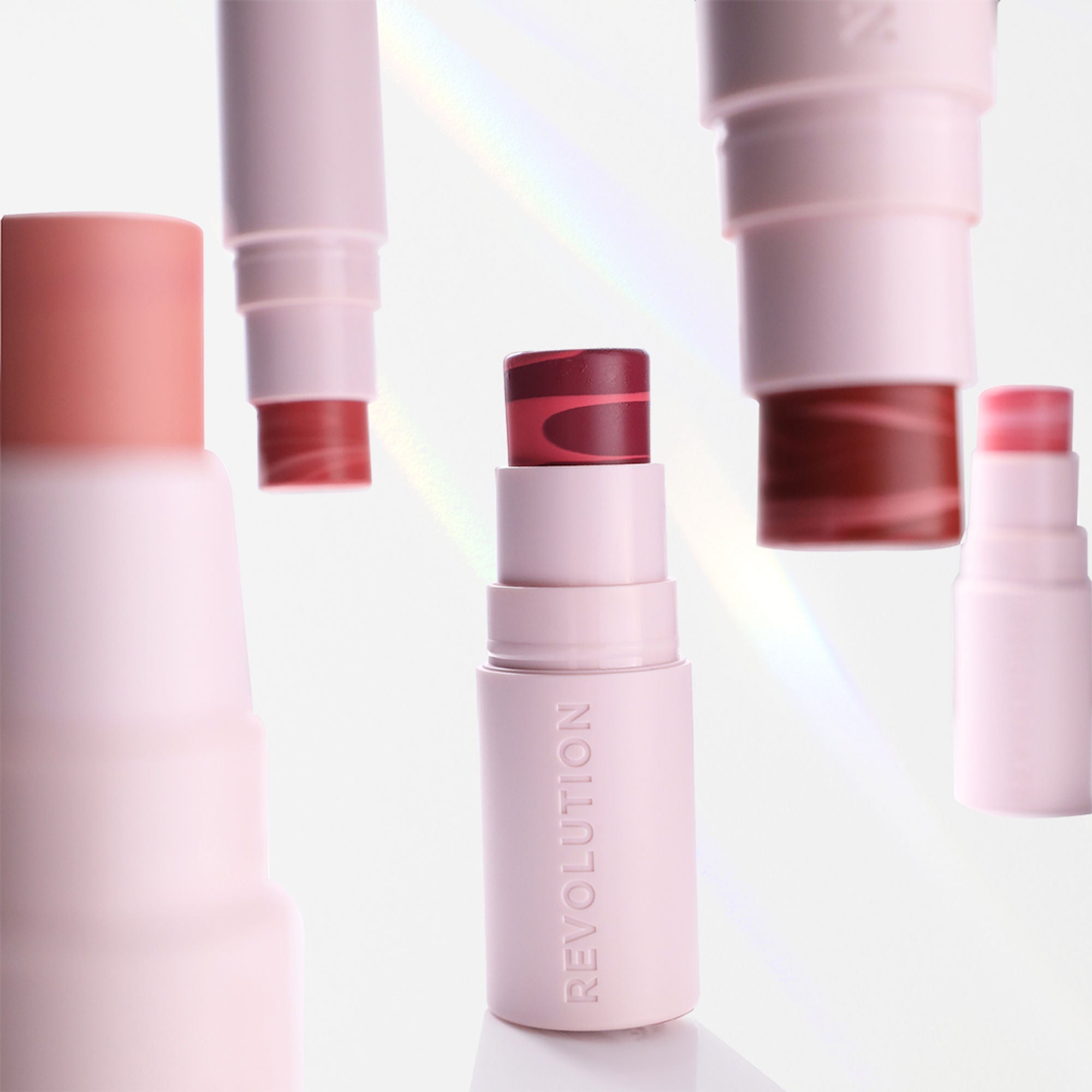 Makeup Revolution Skin Silk Marble Blush Stick - Sunkissed Apricot