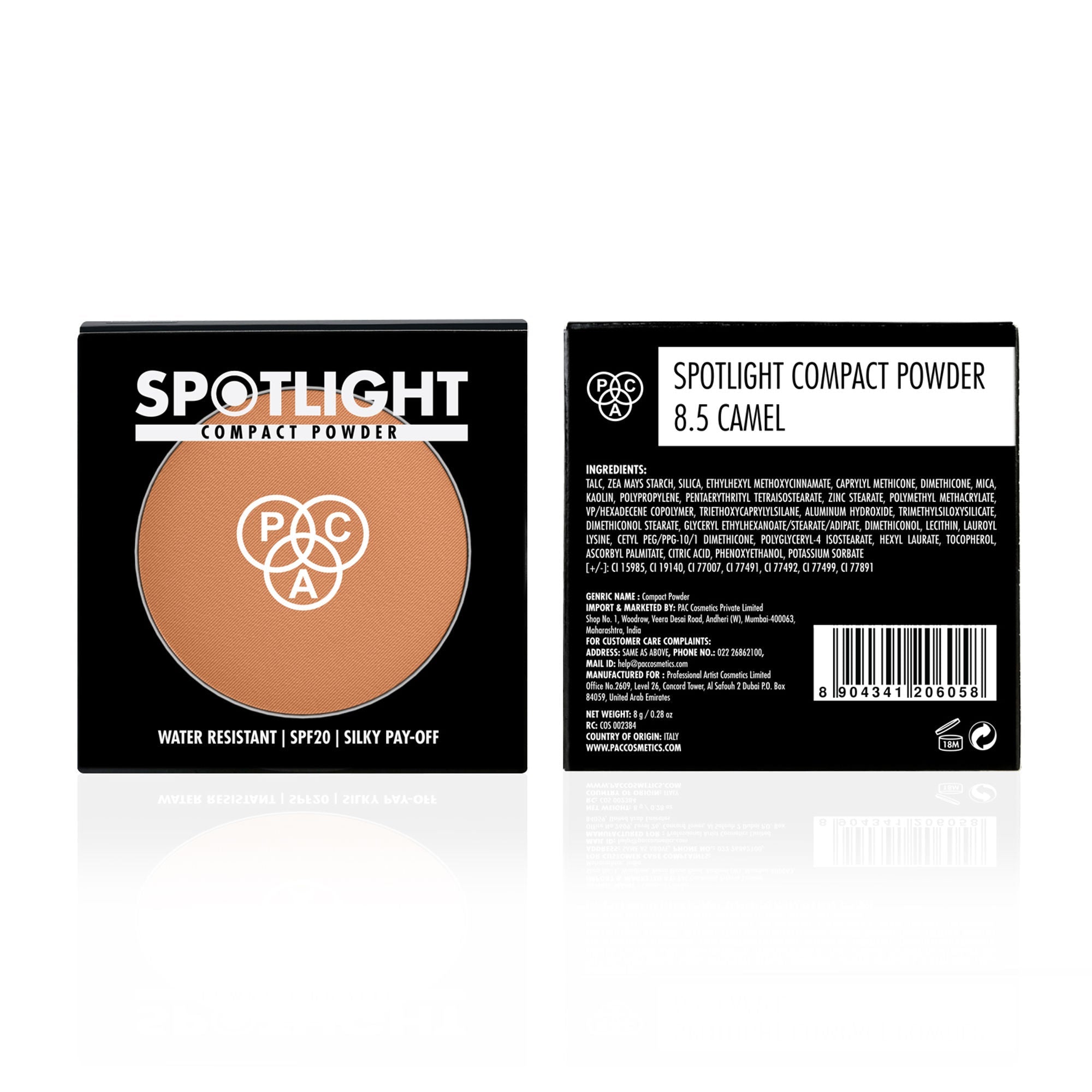 PAC Studio Spotlight Compact Powder - 8.5 Camel