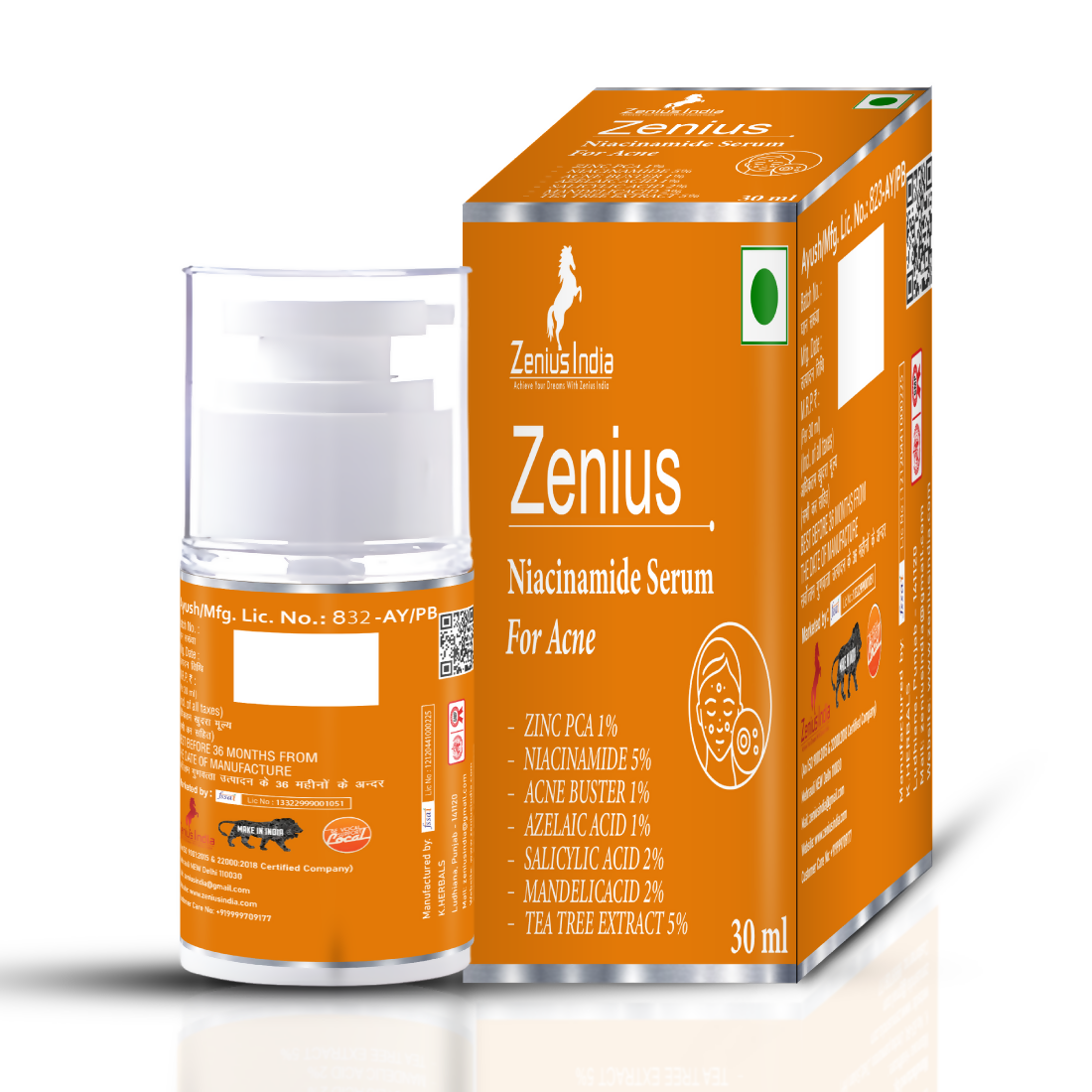 Zenius Niacinamide Serum for Face Acne