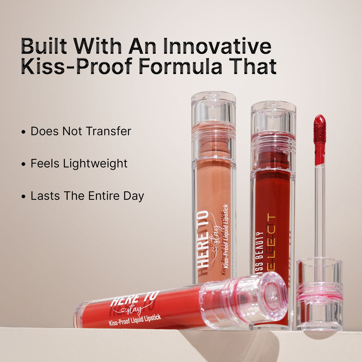 Swiss Beauty Select Here To Stay Kiss Proof Liquid Lipstick - 11 Touch Of Brown