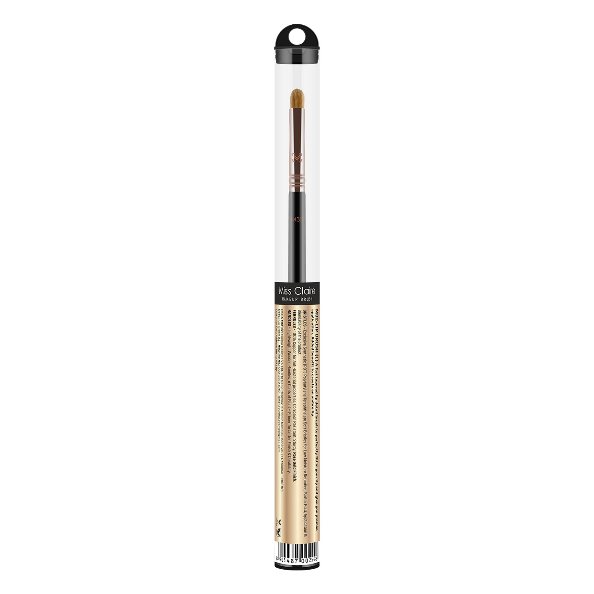 Miss Claire M32 - Lip Brush (L) - Rose Gold