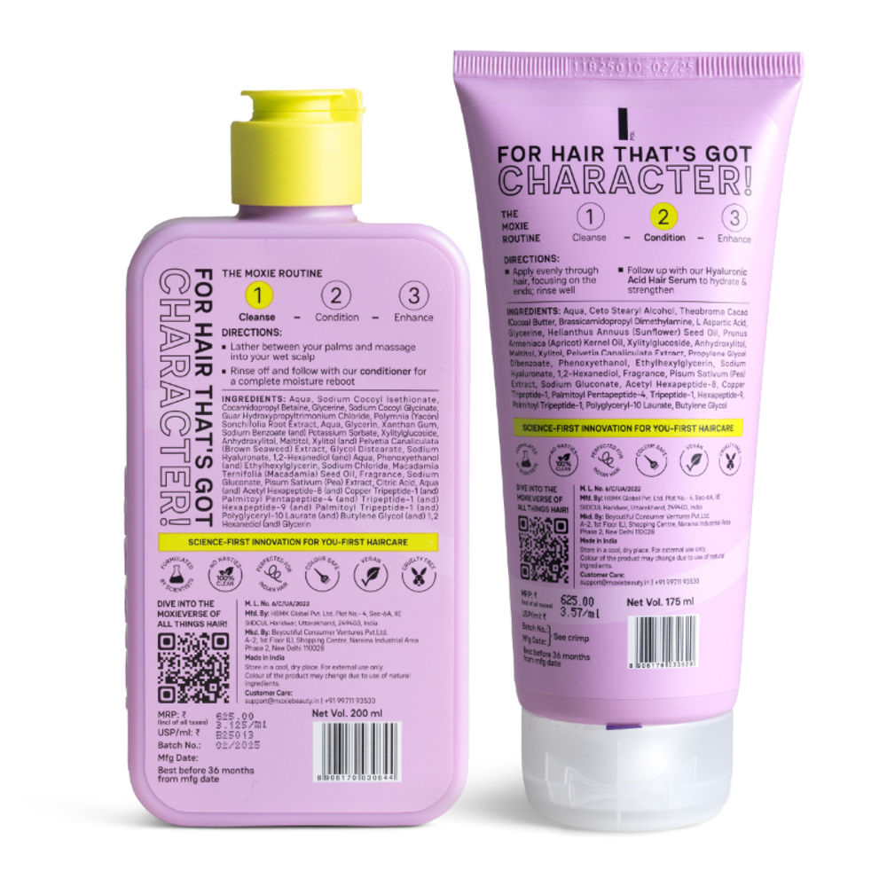 Moxie Beauty The Hydrorepair Wash Duo