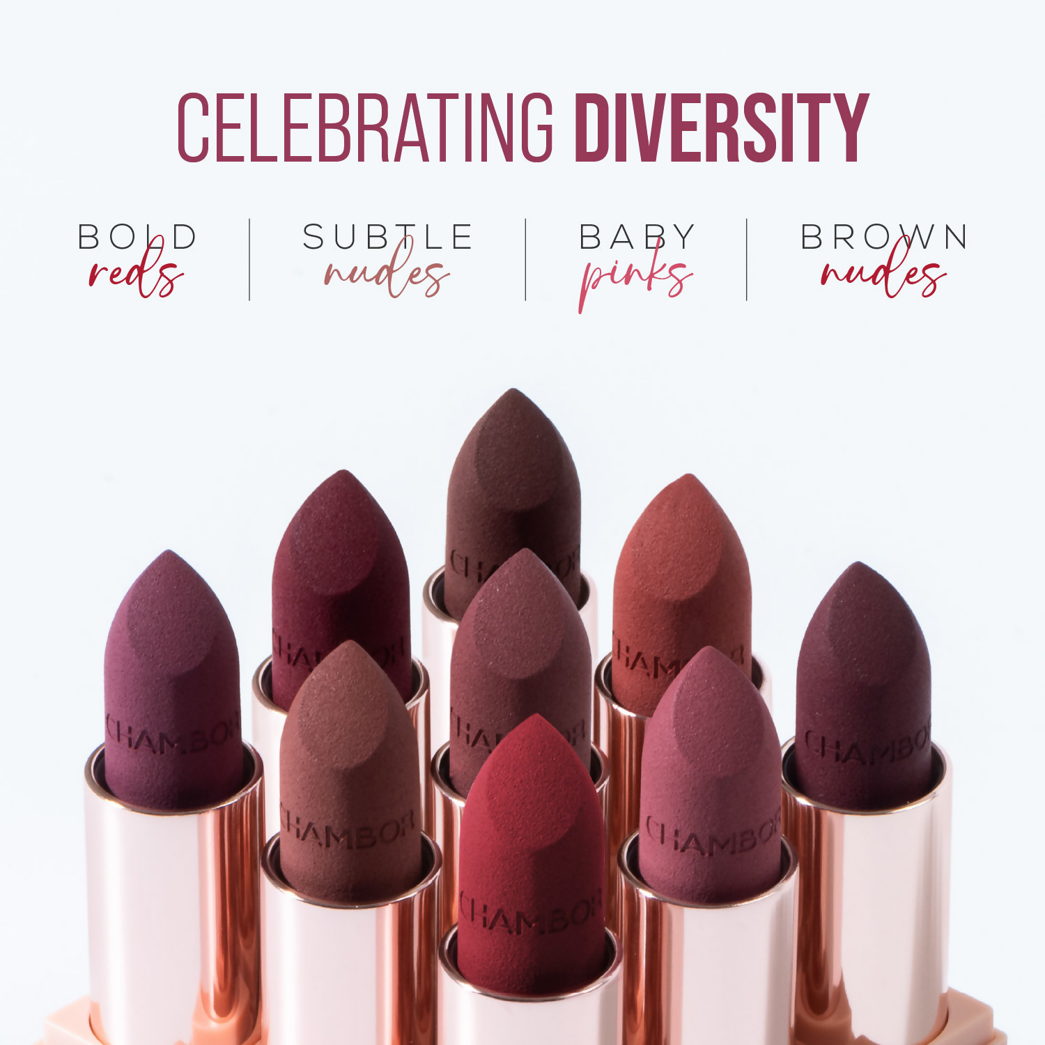 Chambor Colour Studio Les Universelles Matte Lipstick - Rebel