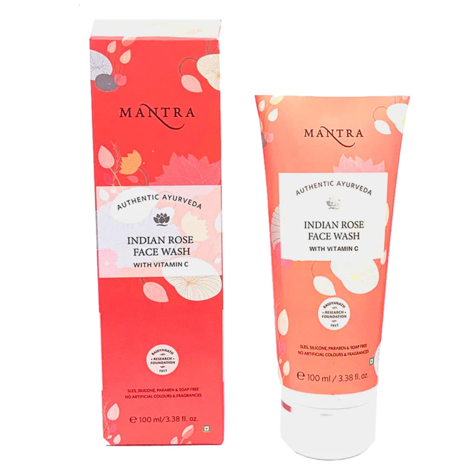 Mantra Indian Rose Face Wash With Vitamin C - Image 1