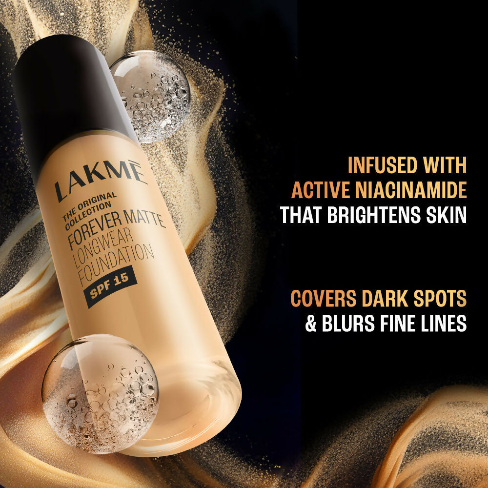Lakme Forever Matte Longwear Foundation - Warm Creme