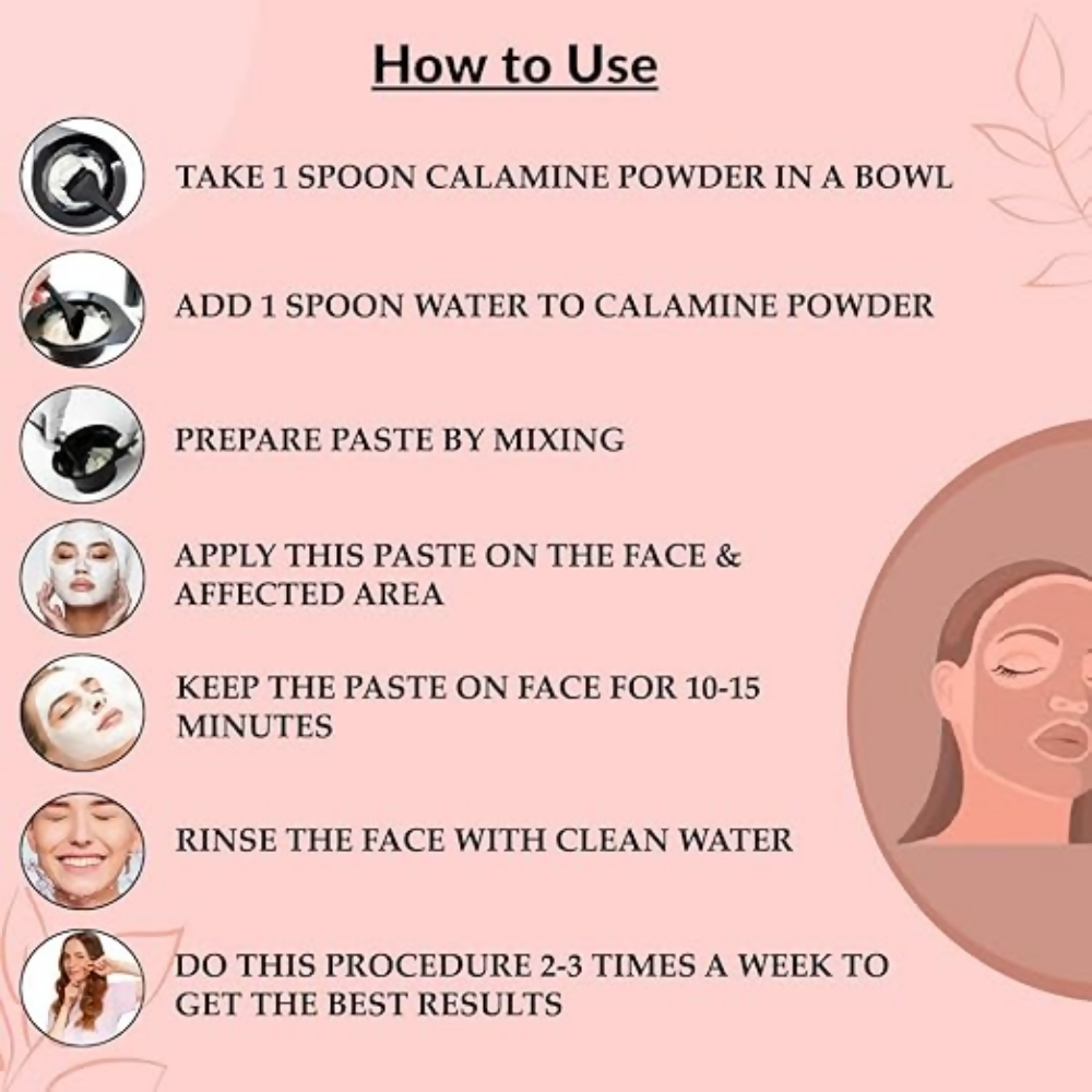 VedicAyurveda Calamine powder with Rose Water