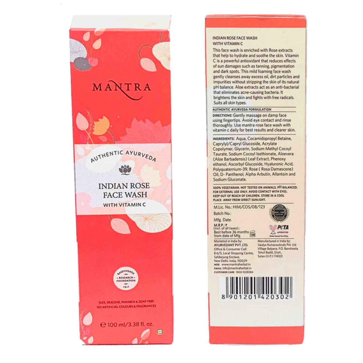 Mantra Indian Rose Face Wash With Vitamin C - Image 4
