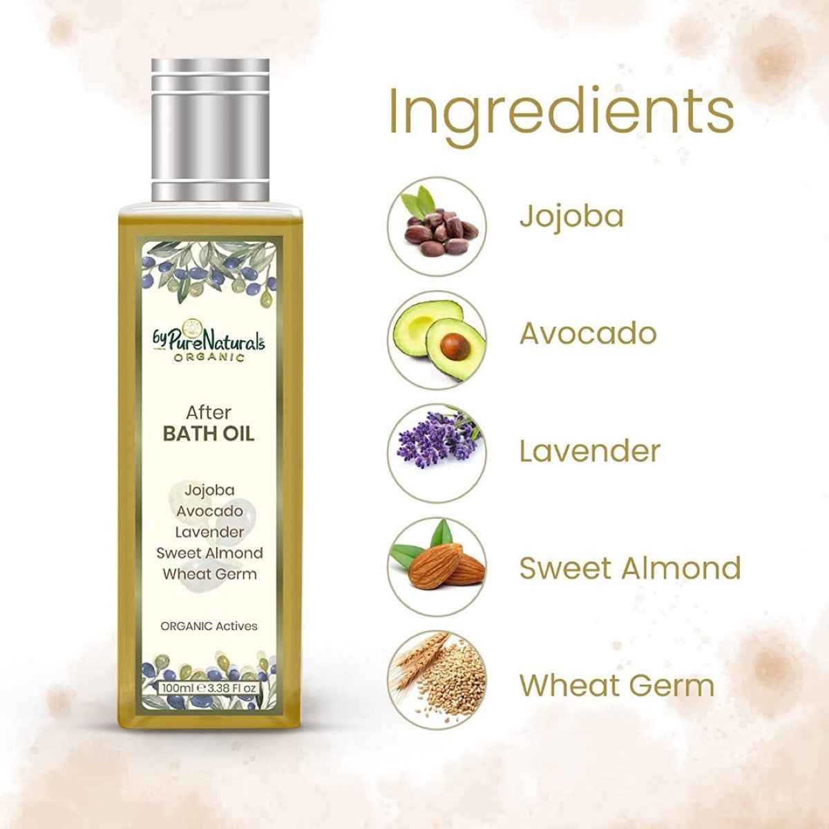 byPureNaturals Organic After Bath Oil