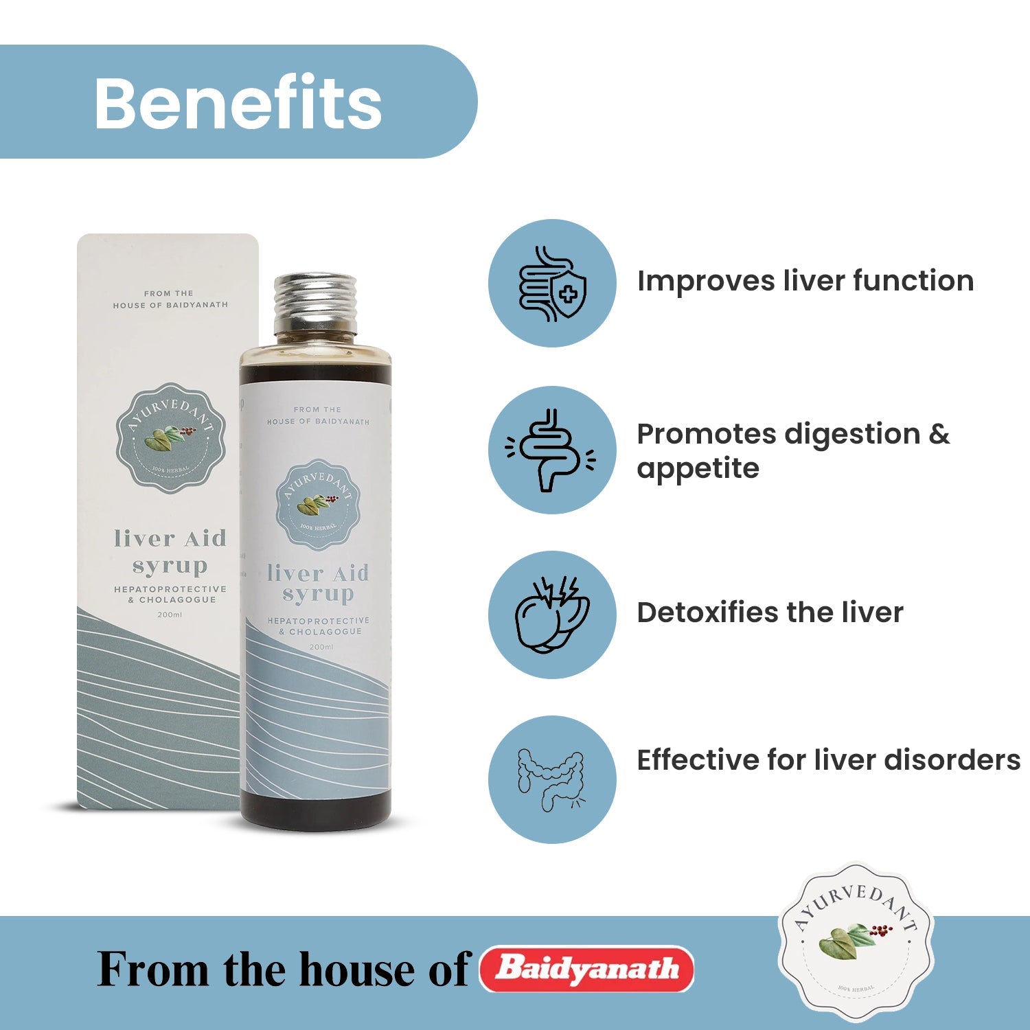Ayurvedant Liver Aid Syrup - Image 2