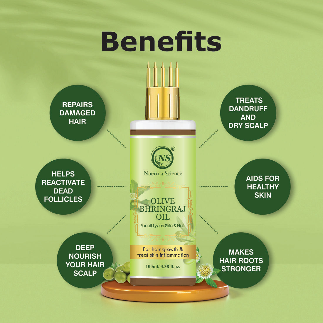 Nuerma Science Olive Bhringraj Oil