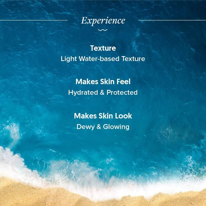 Aqualogica Glow + Dewy Sunscreen With Papaya & Vitamin C SPF 50+ PA++