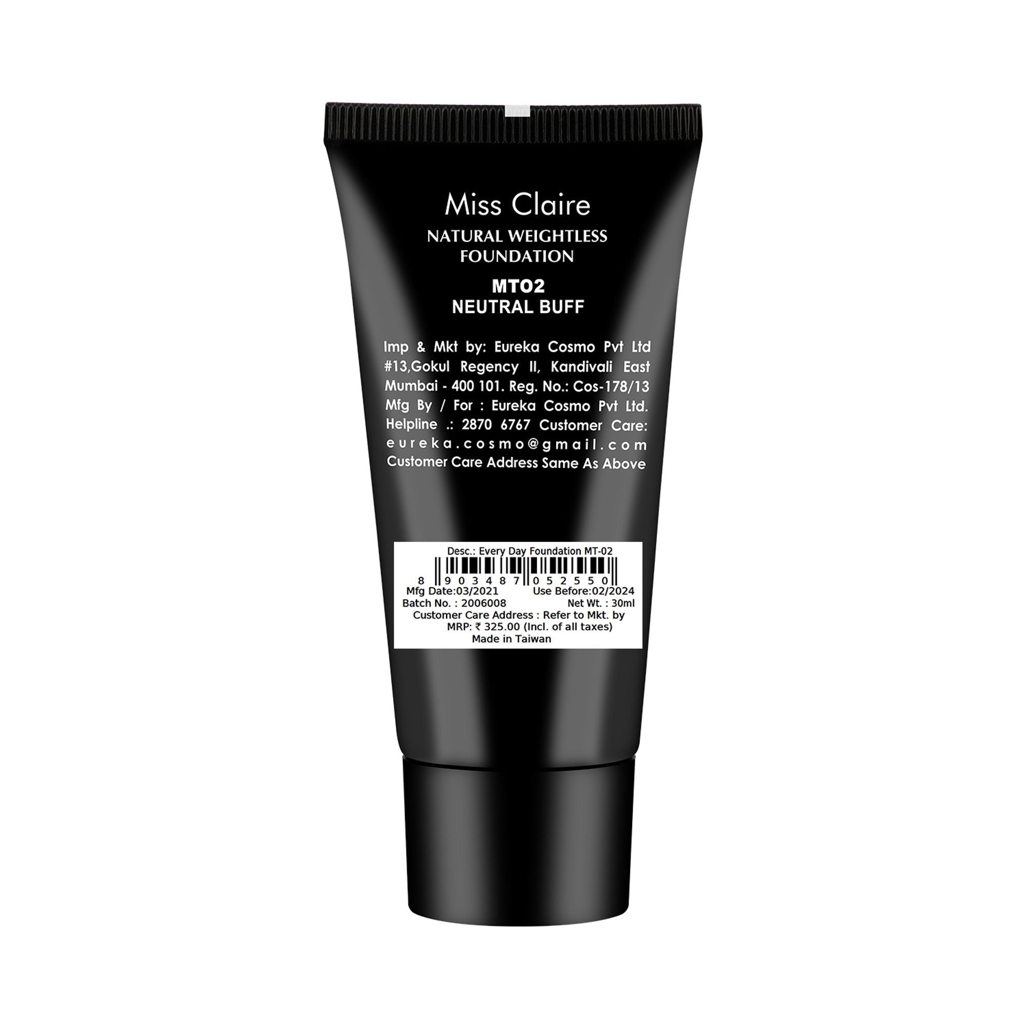 Miss Claire Everyday Foundation - Mt-02 Neutral Buff