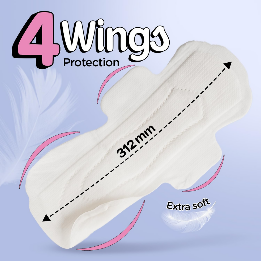 Pee Safe Comfort Ultra Thin Sanitary Pads For Women - XXL